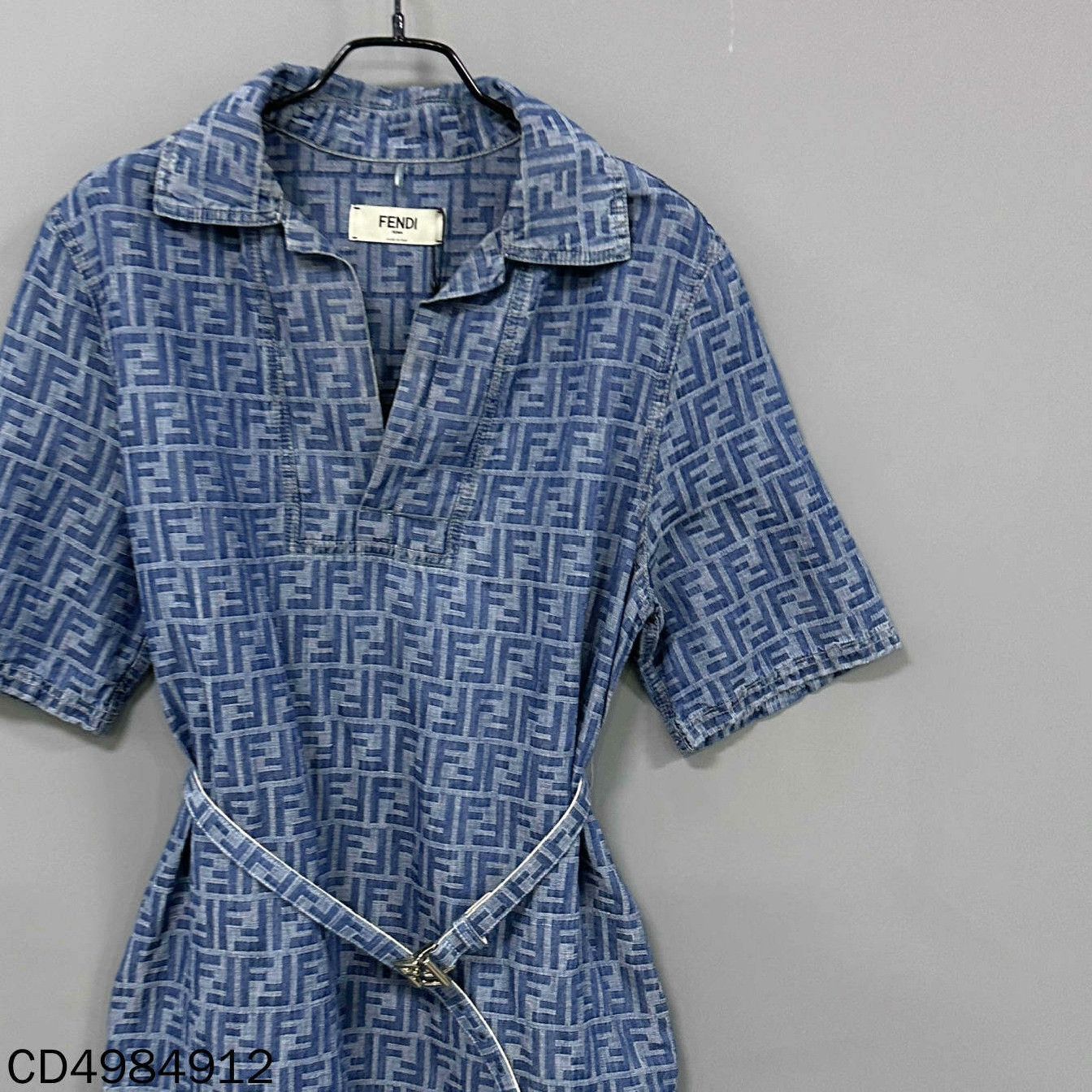 Fendi Fendi Denim Dress it_40 Women Size S / US 4 / IT 40 - 2 Thumbnail