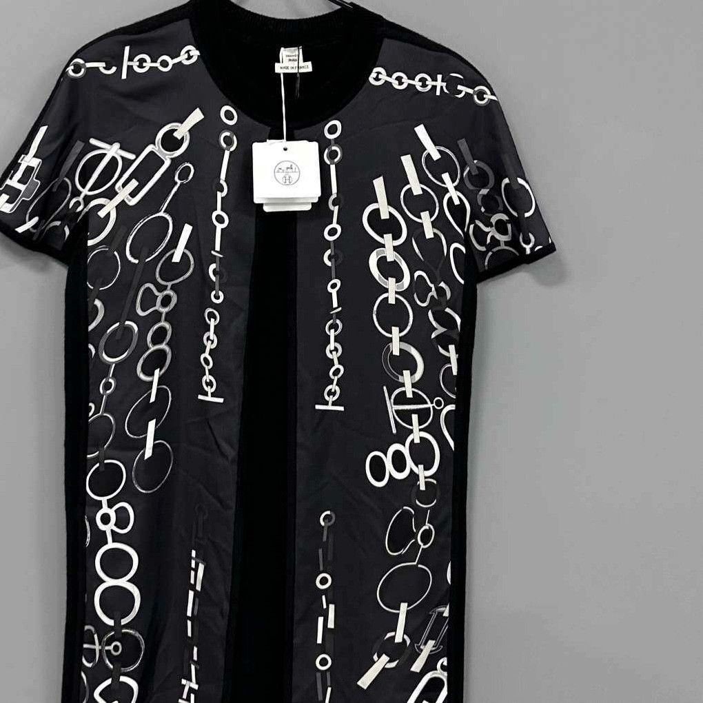 Hermes Hermes Silk Dress L Women Size L / US 10 / IT 46 - 2 Thumbnail