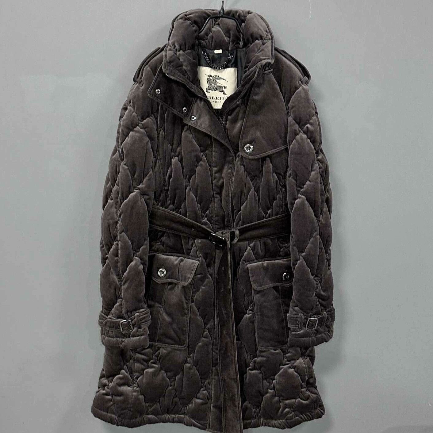 Burberry Burberry Velvet Long Down Jacket L Women Size L / US 10 / IT 46 - 3 Thumbnail
