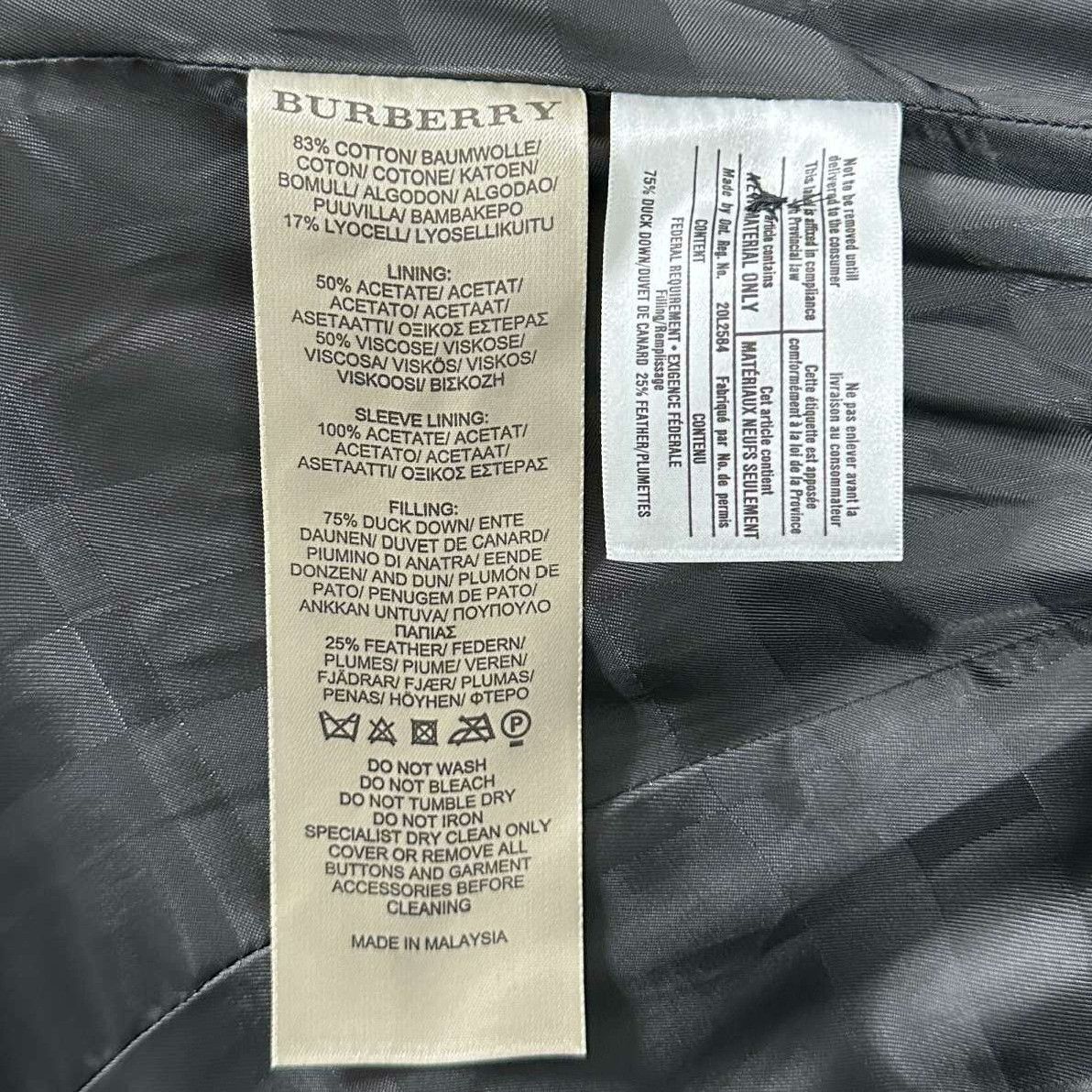 Burberry Burberry Velvet Long Down Jacket L Women Size L / US 10 / IT 46 - 4 Thumbnail