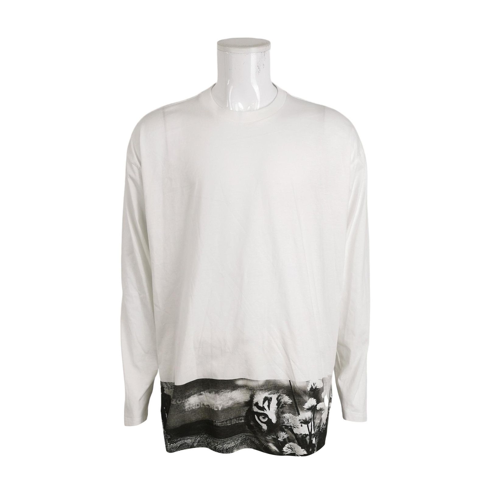 Prada Prada Graphic Print Long Sleeve T-Shirt XL Size US XL / EU 56 / 4 - 2 Thumbnail