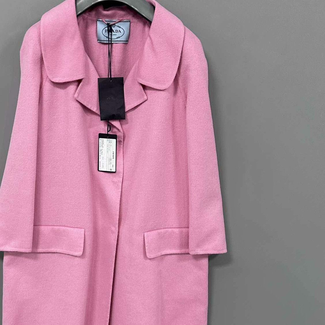 Prada Prada Wool Pink Coat it_44 Women Size M / US 6-8 / IT 42-44 - 2 Thumbnail