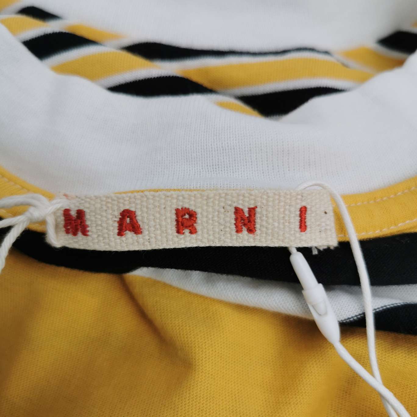 Marni Marni Striped Cotton T-Shirt Size 44 Size US S / EU 44-46 / 1 - 7 Thumbnail