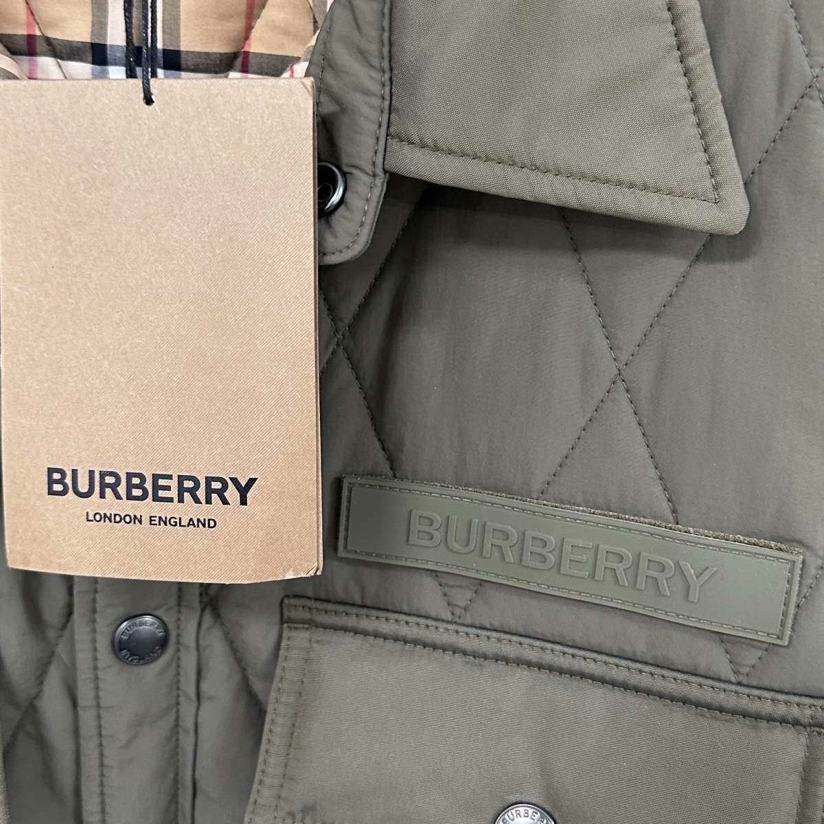 Burberry Burberry Plaid Cotton Green Heavy Coat s Men Size US S / EU 44-46 / 1 - 6 Thumbnail