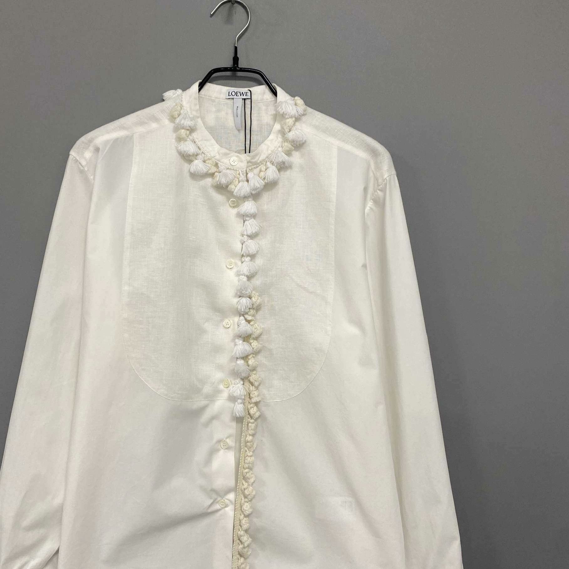 Loewe Loewe White Button Up S Women Size S / US 4 / IT 40 - 2 Thumbnail