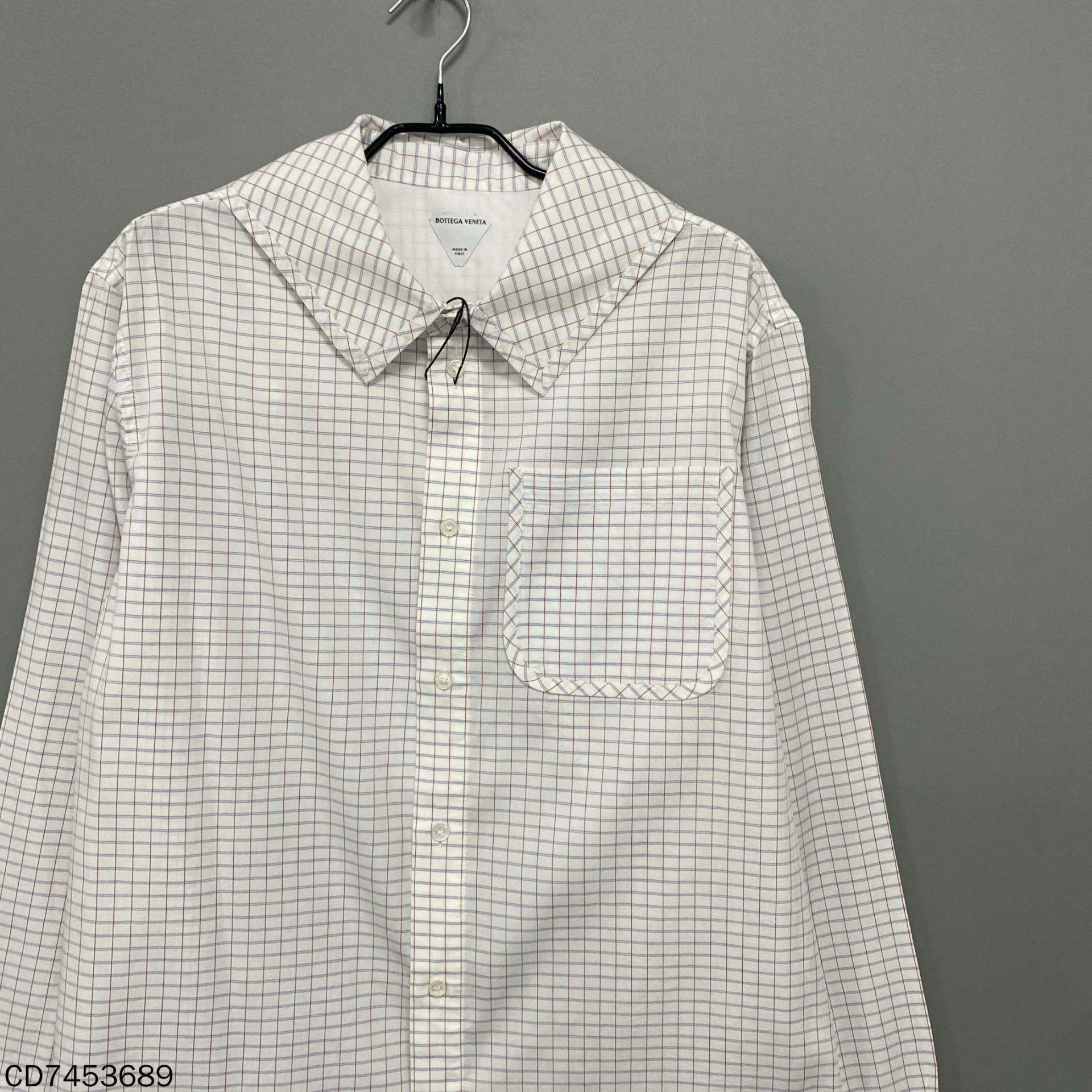 Bottega Veneta Bottega Veneta Plaid White Shirt s Men Size US S / EU 44-46 / 1 - 2 Thumbnail