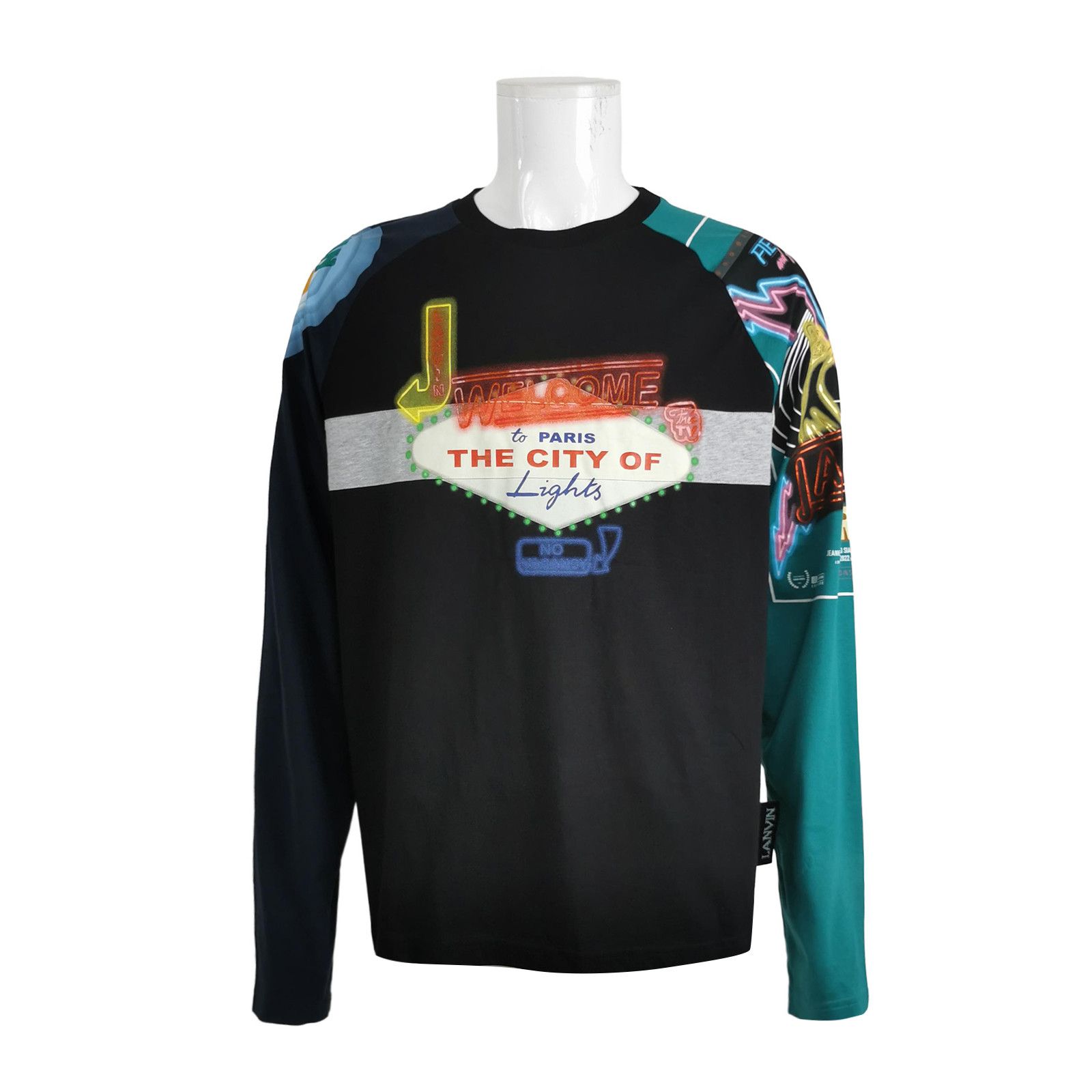 Lanvin Lanvin Neon Paris City of Lights LS T-Shirt L Size US L / EU 52-54 / 3 - 2 Thumbnail