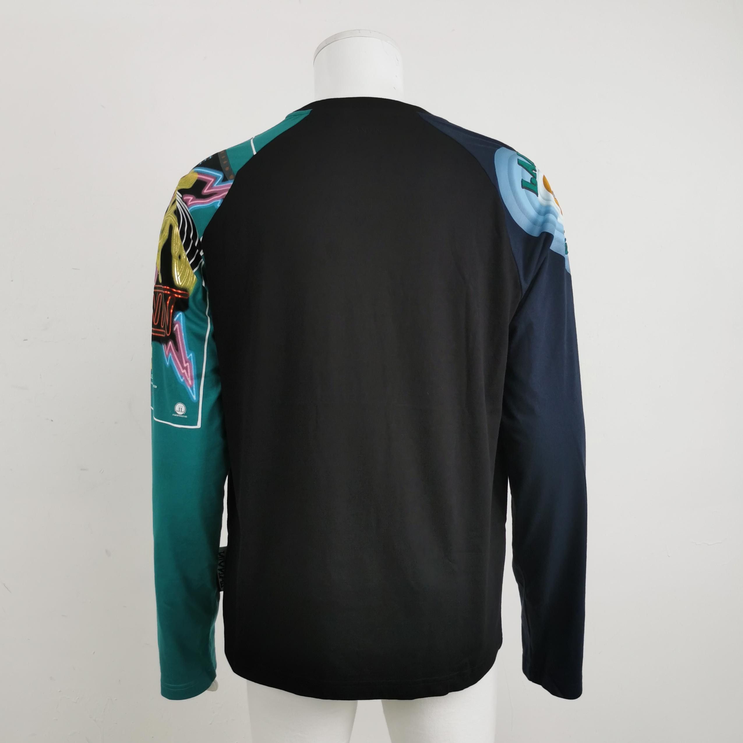 Lanvin Lanvin Neon Paris City of Lights LS T-Shirt L Size US L / EU 52-54 / 3 - 3 Thumbnail