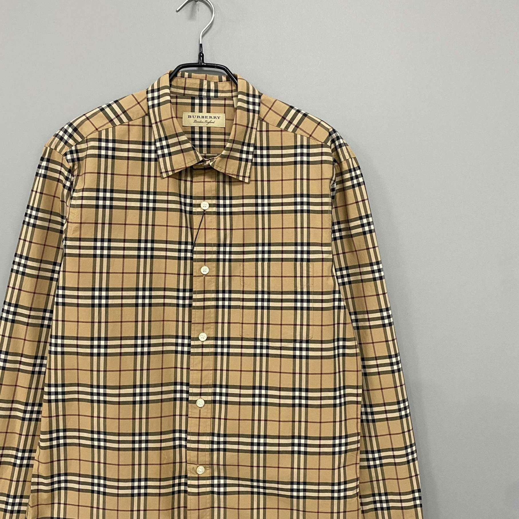 Burberry Burberry Plaid Shirt m Men Size US M / EU 48-50 / 2 - 2 Thumbnail