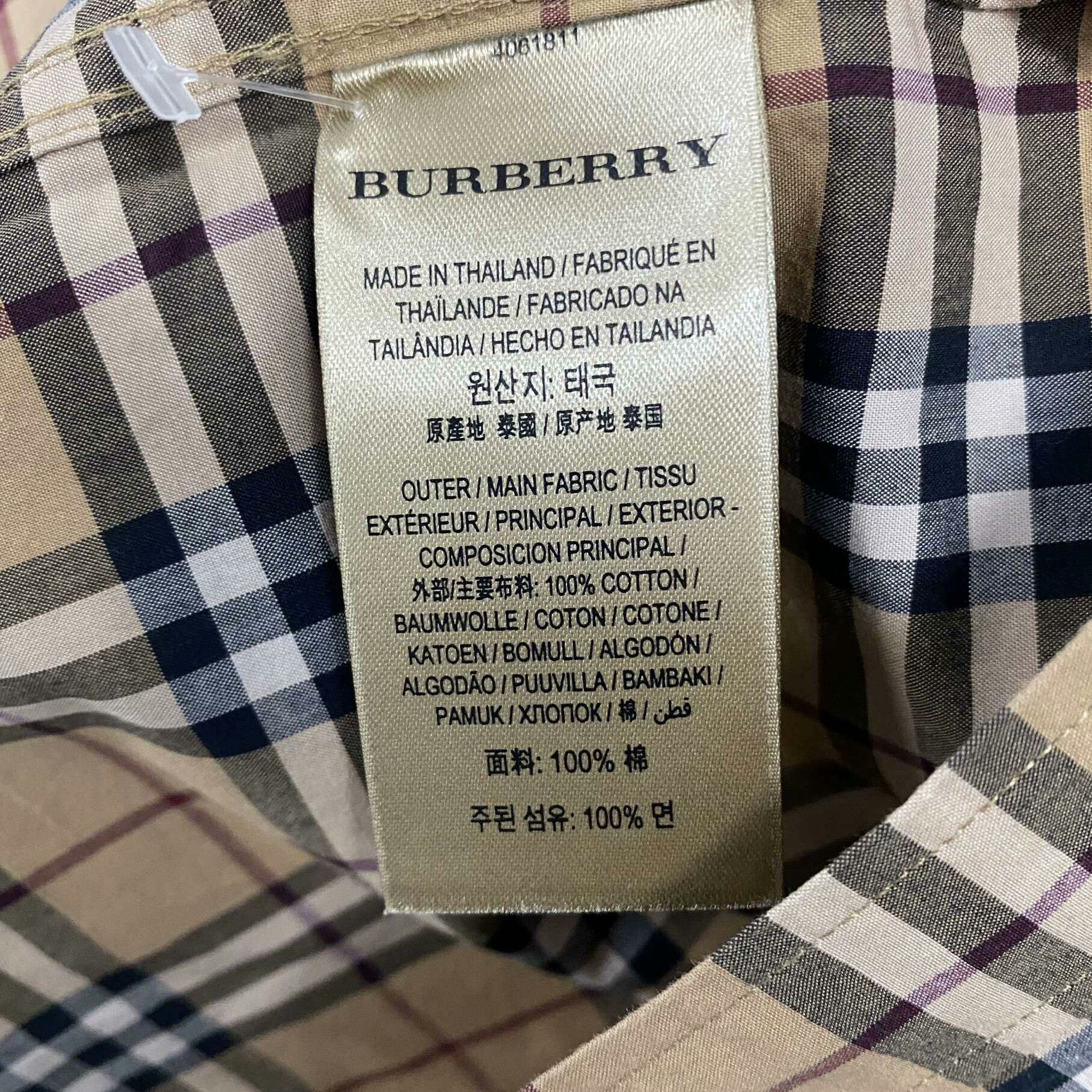 Burberry Burberry Plaid Shirt m Men Size US M / EU 48-50 / 2 - 4 Thumbnail