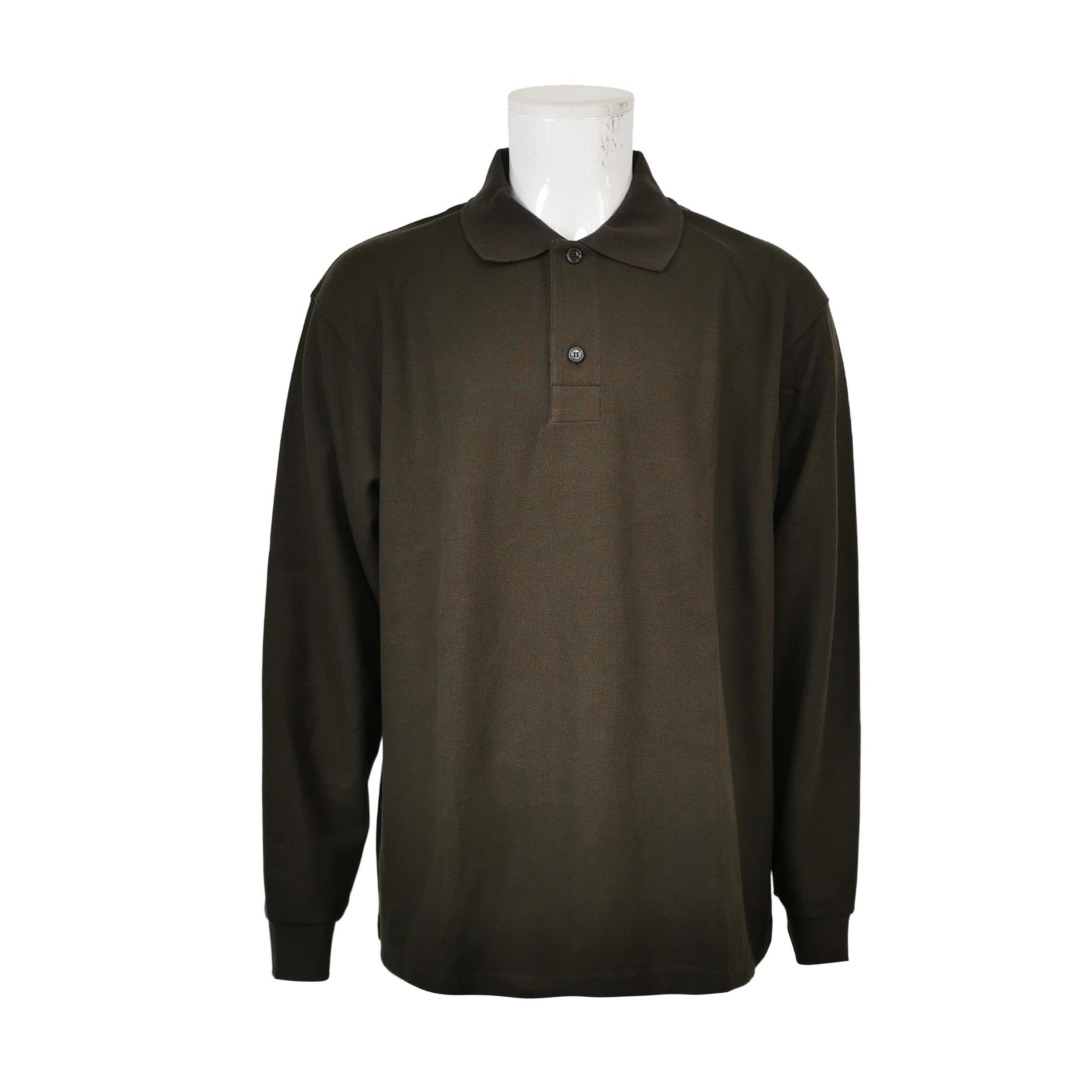 Burberry Burberry Cotton Long Sleeve Polo Size XL Size US XL / EU 56 / 4 - 2 Thumbnail
