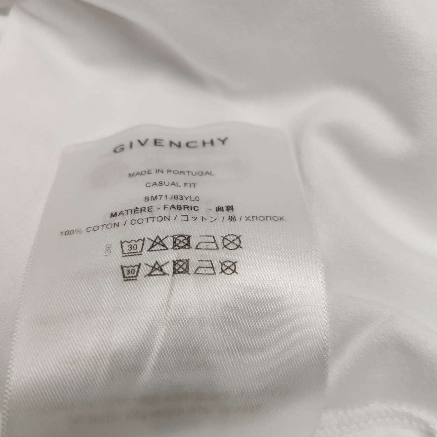 Givenchy Givenchy Crest Logo T-Shirt XL Size US XL / EU 56 / 4 - 9 Thumbnail