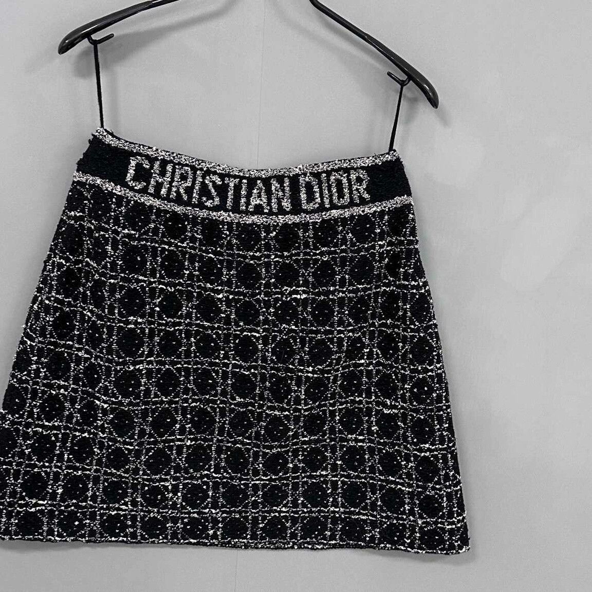 Dior Dior Retro Black Skirt 26 Women Size 26" / US 2 / IT 38 - 2 Thumbnail