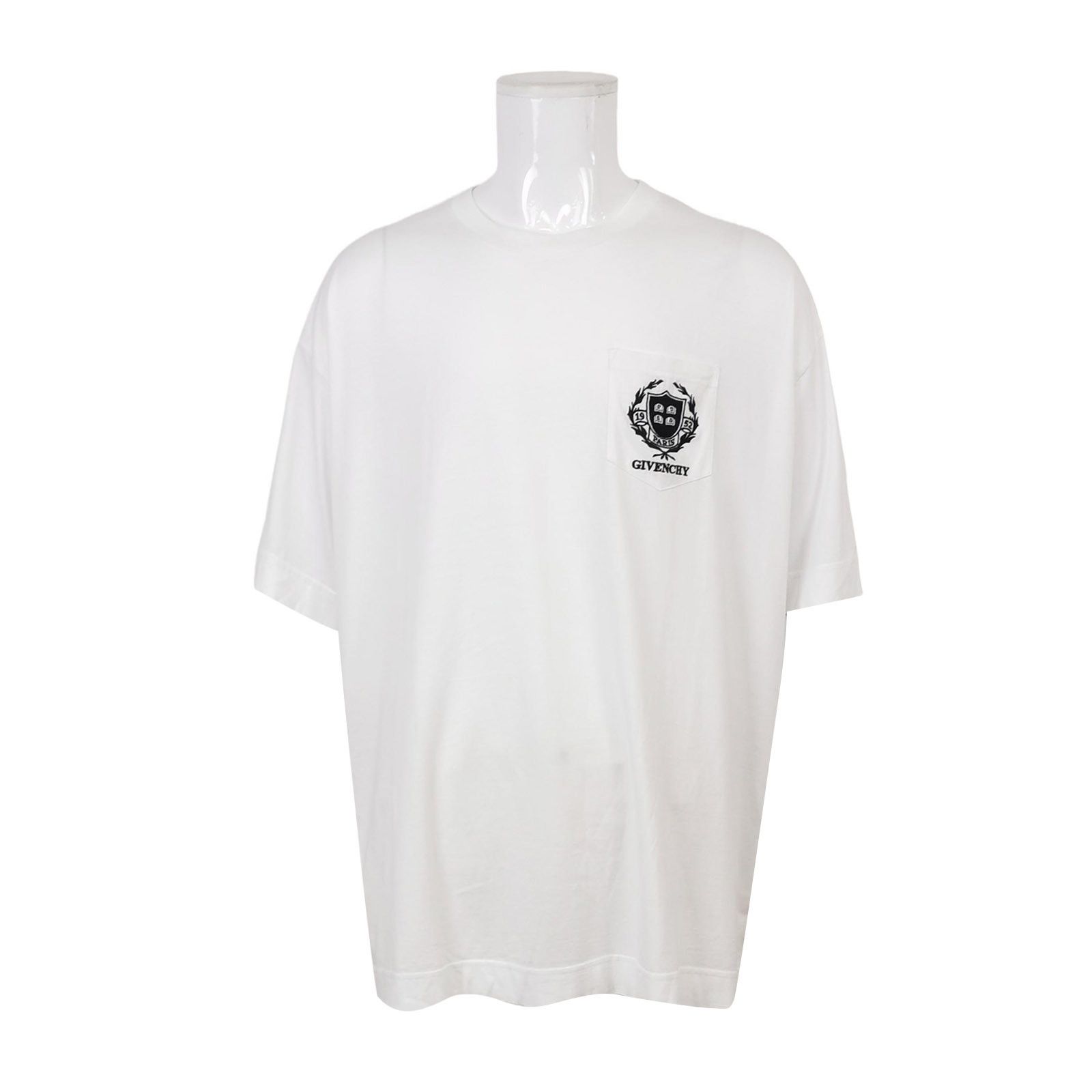 Givenchy Givenchy Crest Logo Pocket T-Shirt XL Size US XL / EU 56 / 4 - 2 Thumbnail