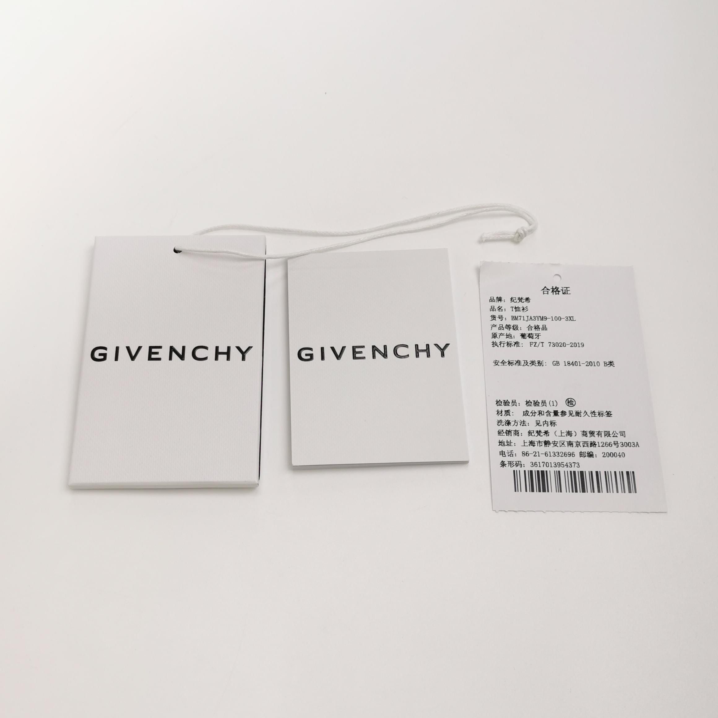 Givenchy Givenchy Crest Logo Short Sleeve T-Shirt 3XL Size US XXL / EU 58 / 5 - 5 Thumbnail