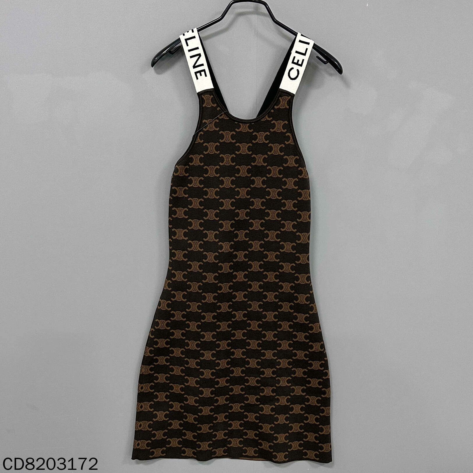 Celine Celine Brown Dress S Women Size S / US 4 / IT 40 - 3 Thumbnail