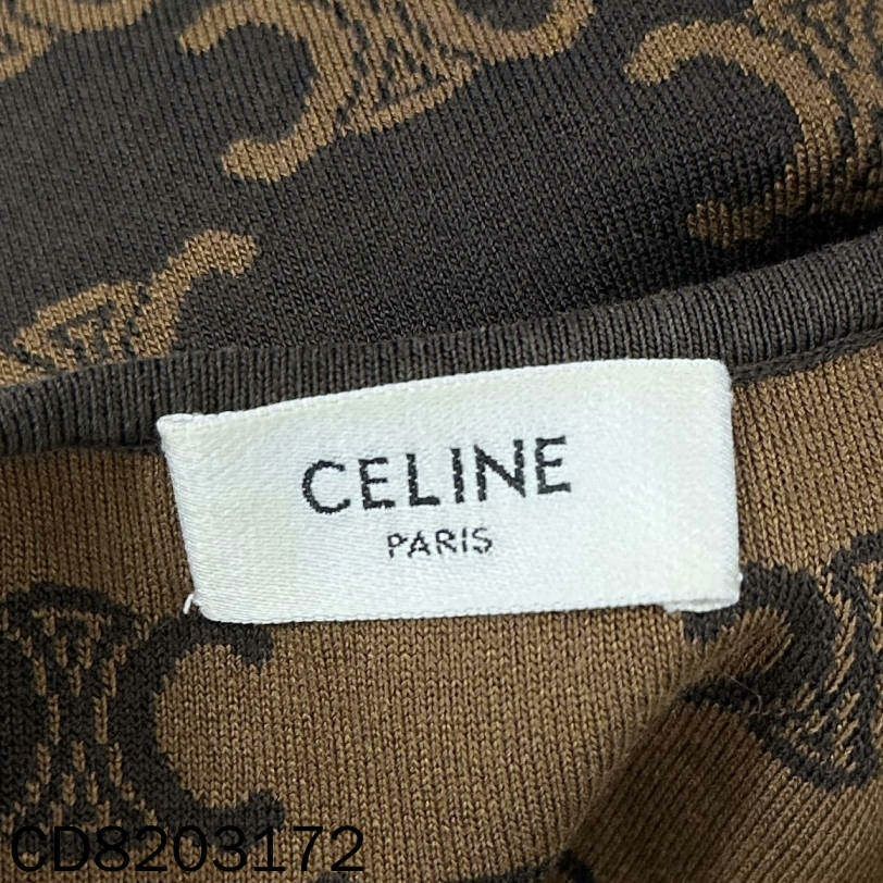 Celine Celine Brown Dress S Women Size S / US 4 / IT 40 - 4 Thumbnail