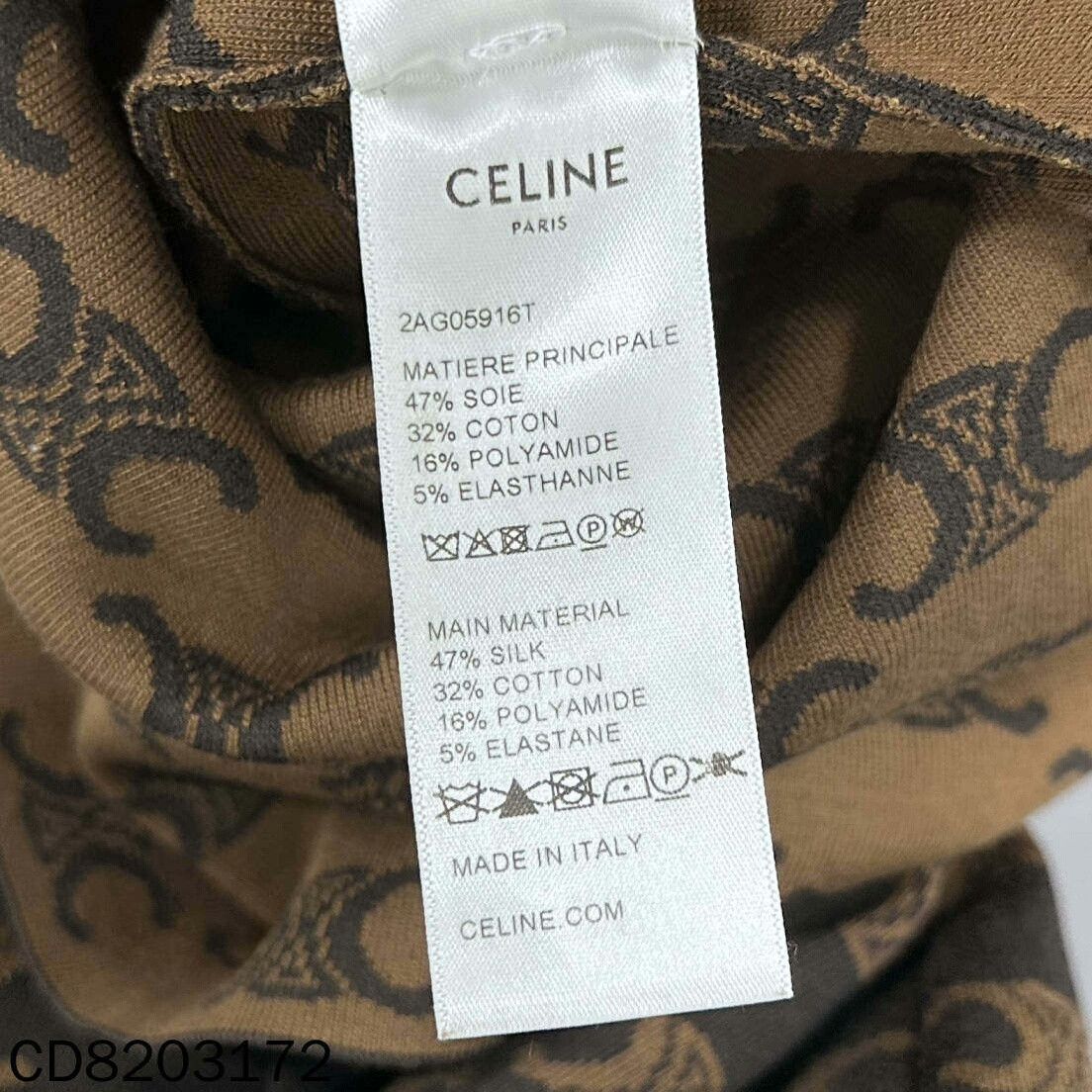 Celine Celine Brown Dress S Women Size S / US 4 / IT 40 - 5 Thumbnail