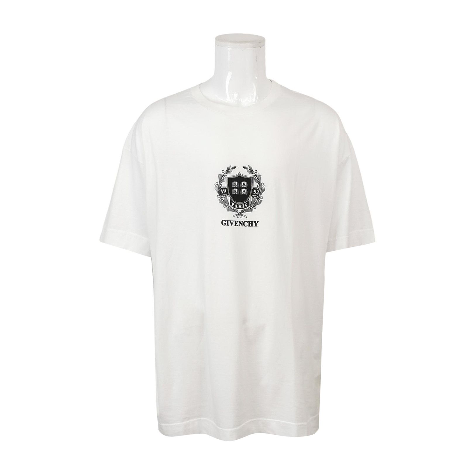 Givenchy Givenchy Crest Logo Cotton T-Shirt XXL Size US XXL / EU 58 / 5 - 2 Thumbnail