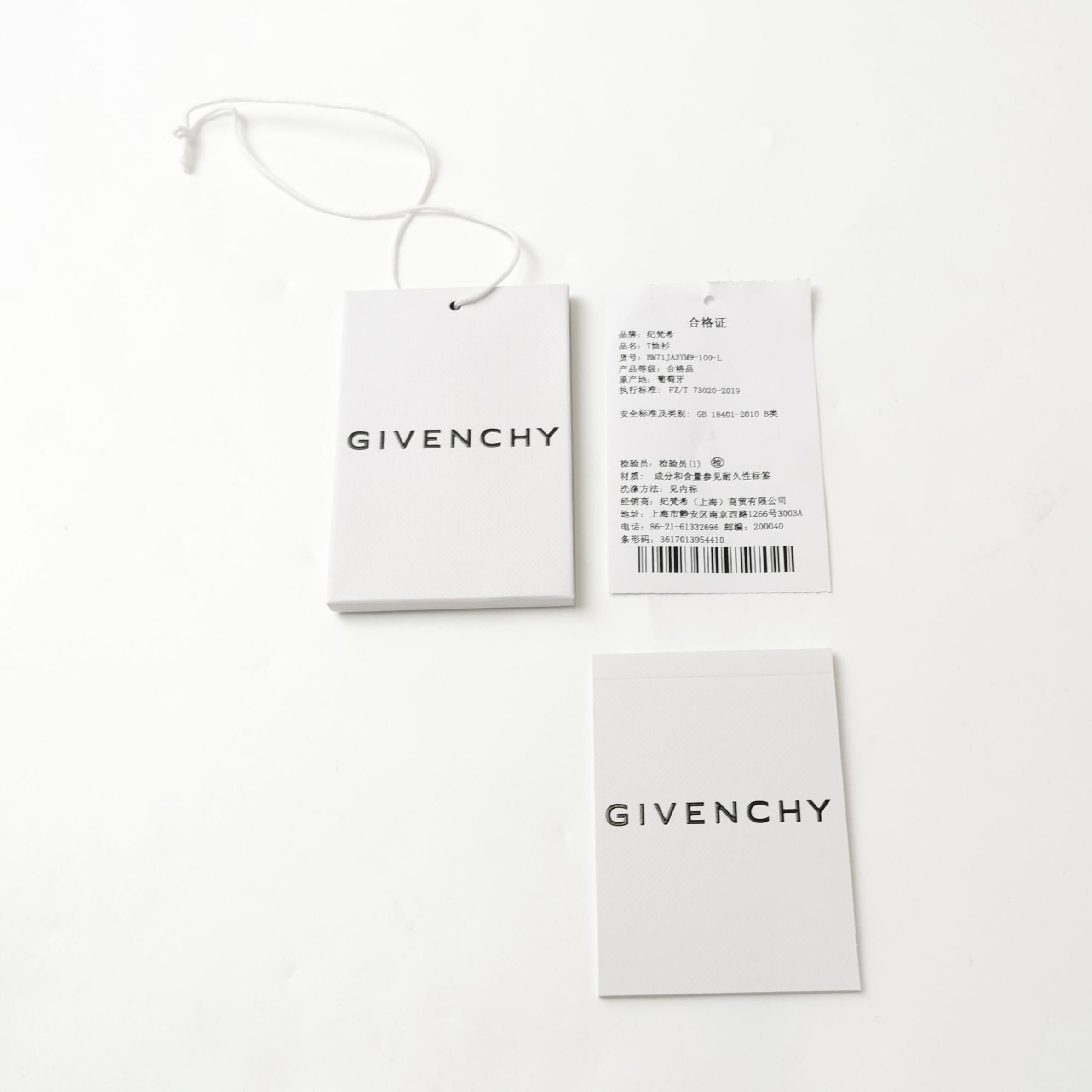 Givenchy Givenchy Paris Crest Logo T-Shirt L Size US L / EU 52-54 / 3 - 5 Thumbnail