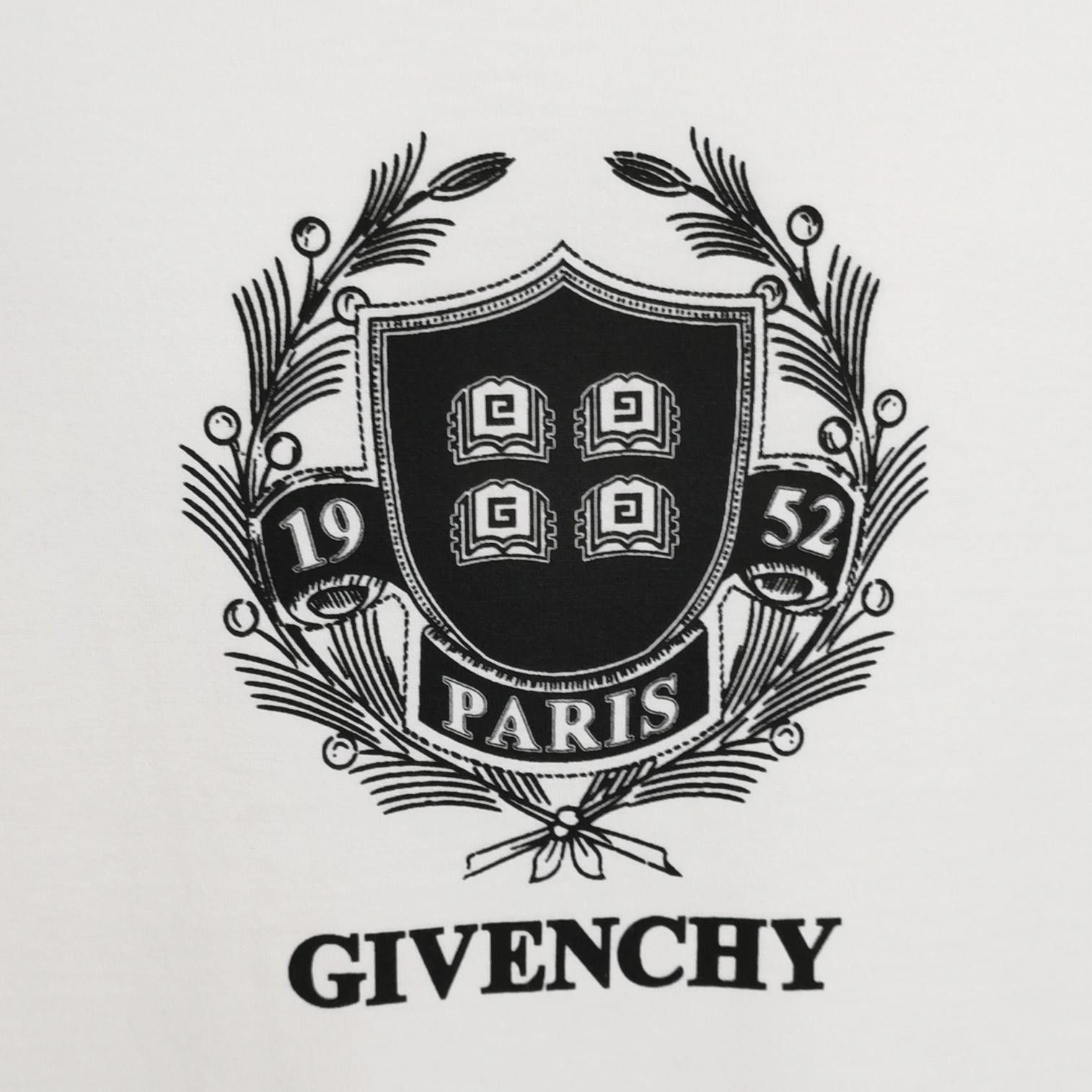 Givenchy Givenchy Crest Logo Cotton T-Shirt L Size US L / EU 52-54 / 3 - 4 Thumbnail