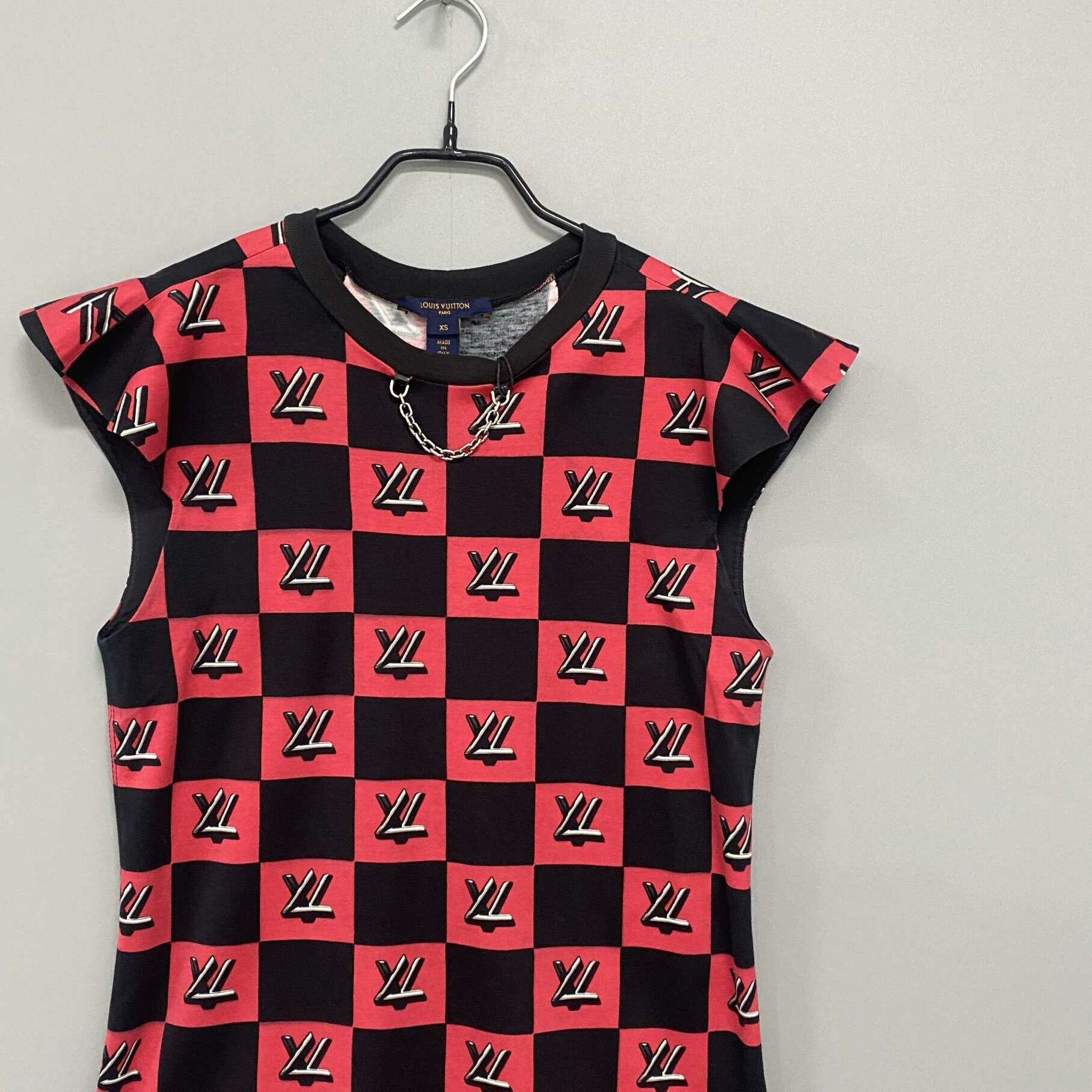 Louis Vuitton Louis Vuitton Plaid Black T-Shirt XS Women Size XS / US 0-2 / IT 36-38 - 2 Thumbnail