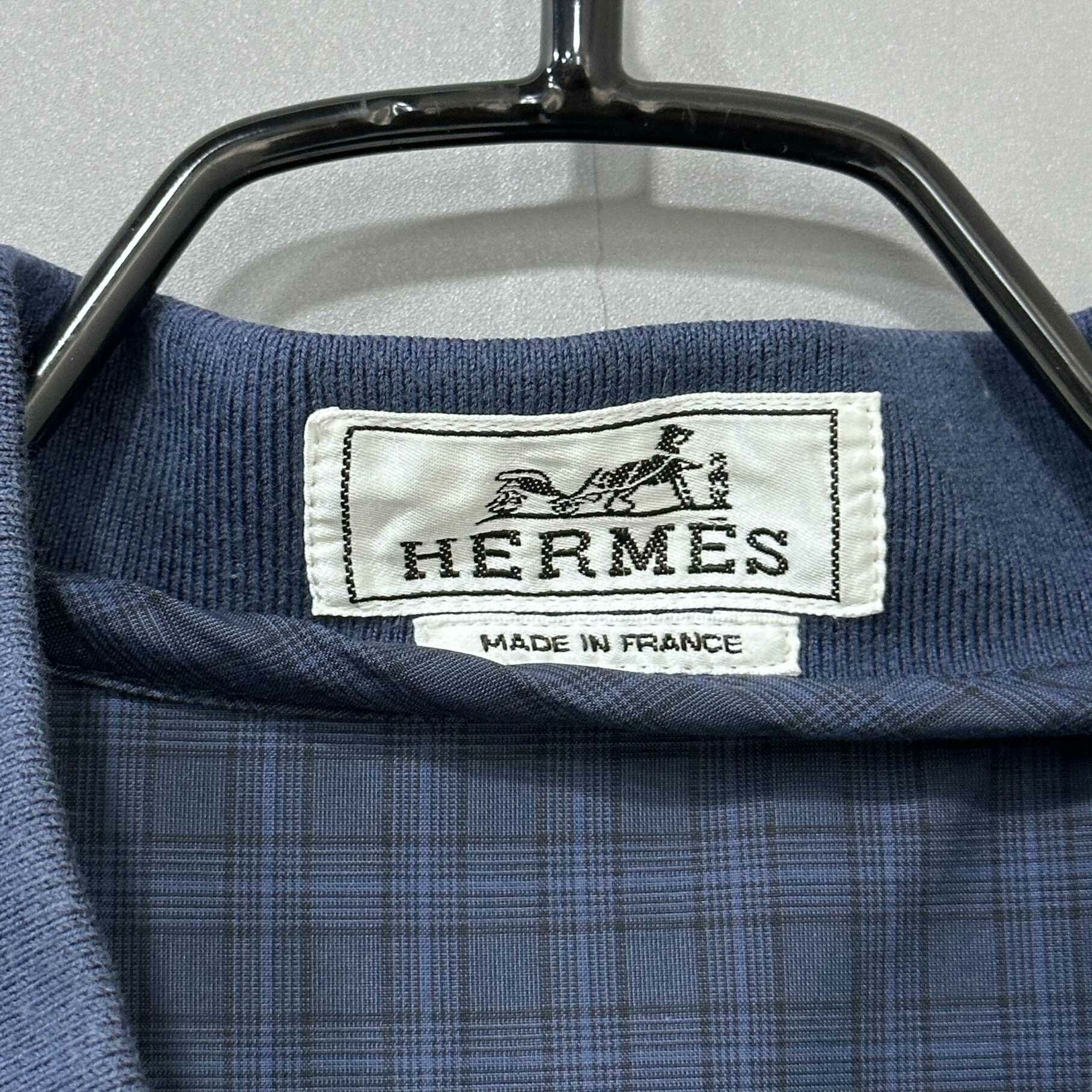 Hermes Hermes Plaid Blue Light Jacket xs Men Size US XS / EU 42 / 0 - 5 Thumbnail