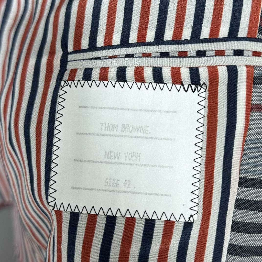 Thom Browne Thom Browne Formal Plaid Brown Jacket it_42 Women Size M / US 6-8 / IT 42-44 - 6 Thumbnail