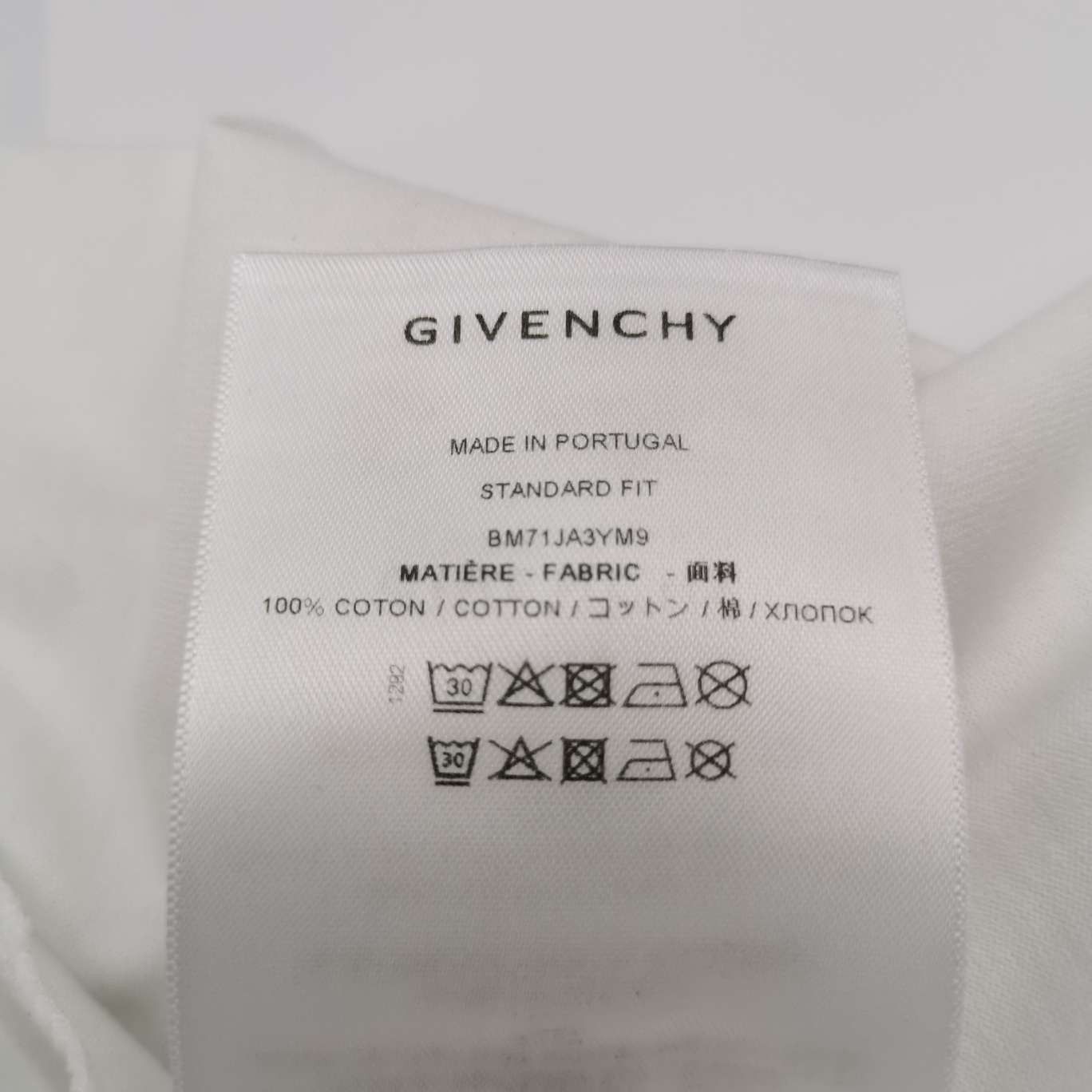 Givenchy Givenchy Crest Logo Cotton T-Shirt XXL Size US XXL / EU 58 / 5 - 9 Thumbnail
