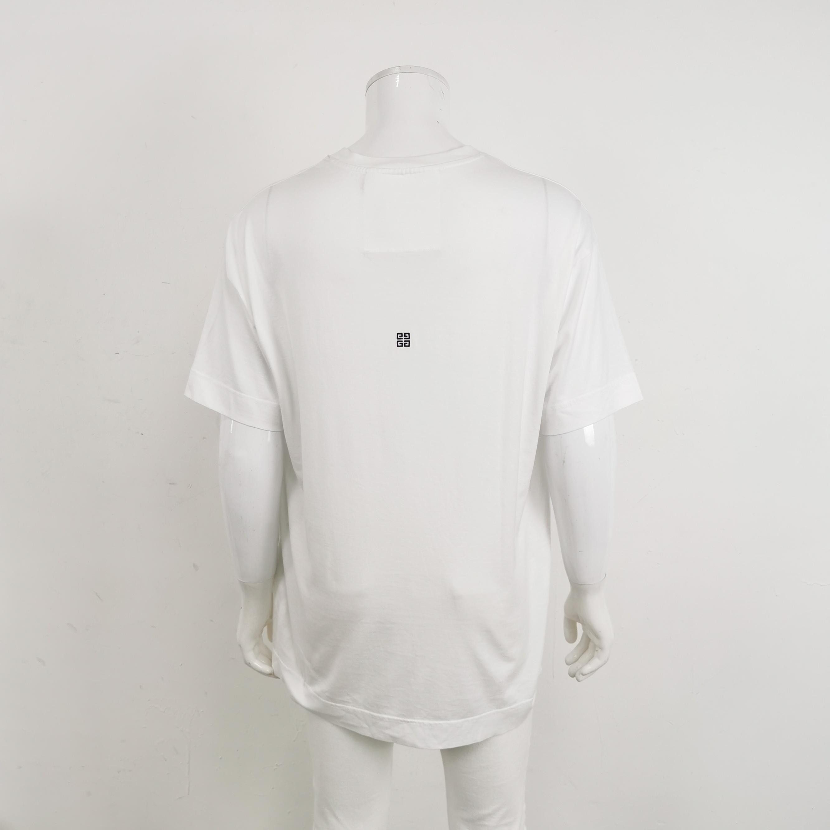 Givenchy Givenchy Crest Logo Cotton T-Shirt Size L Size US L / EU 52-54 / 3 - 3 Thumbnail