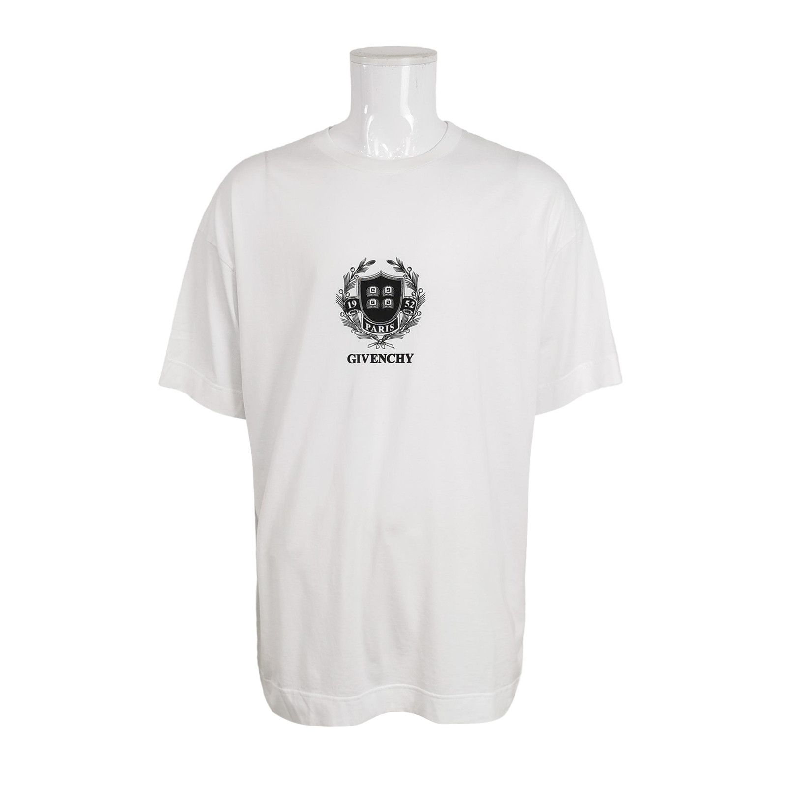 Givenchy Givenchy Logo Crest T-Shirt Size XL Size US XL / EU 56 / 4 - 2 Thumbnail