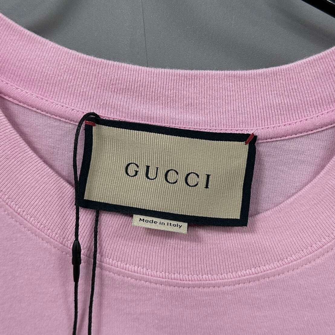 Gucci Gucci Pink T-Shirt m Men Size US M / EU 48-50 / 2 - 4 Thumbnail