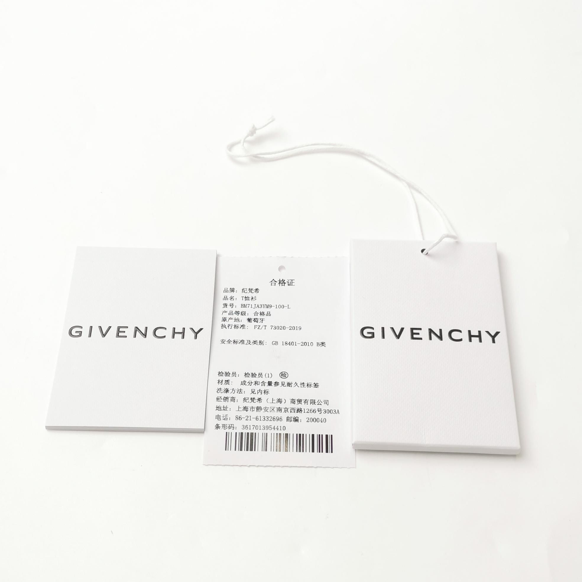 Givenchy Givenchy Crest Logo Graphic T-Shirt L Size US L / EU 52-54 / 3 - 5 Thumbnail