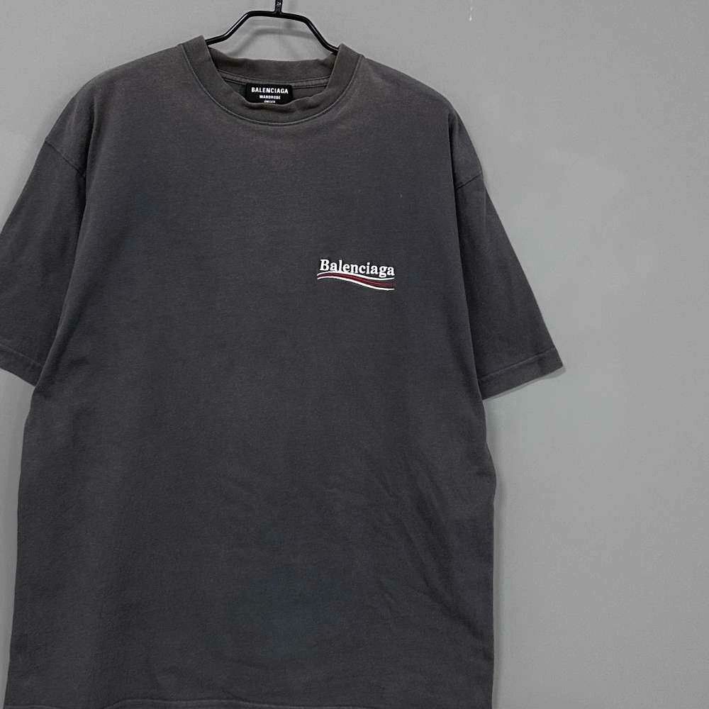 Balenciaga Balenciaga Retro Embroidered T-Shirt s Men Size US S / EU 44-46 / 1 - 2 Thumbnail