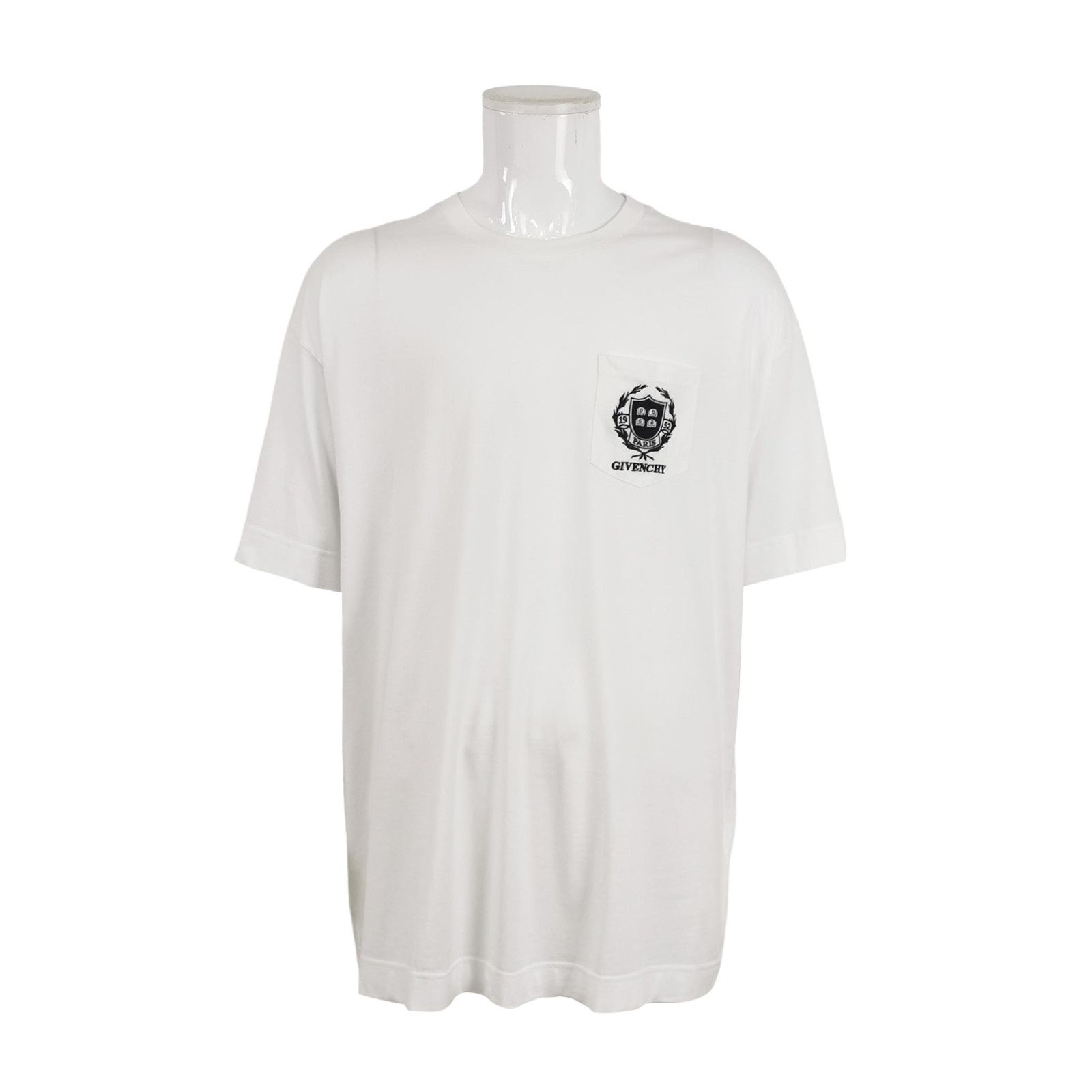 Givenchy Givenchy Crest Logo Patch Pocket T-Shirt Size L Size US L / EU 52-54 / 3 - 2 Thumbnail