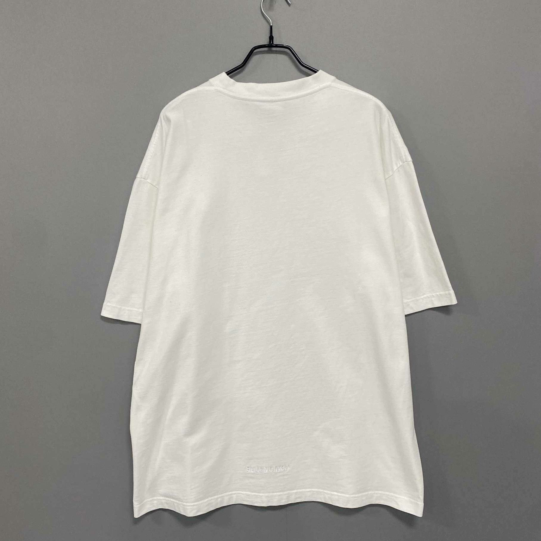 Balenciaga Balenciaga White T-Shirt l Men Size US L / EU 52-54 / 3 - 3 Thumbnail