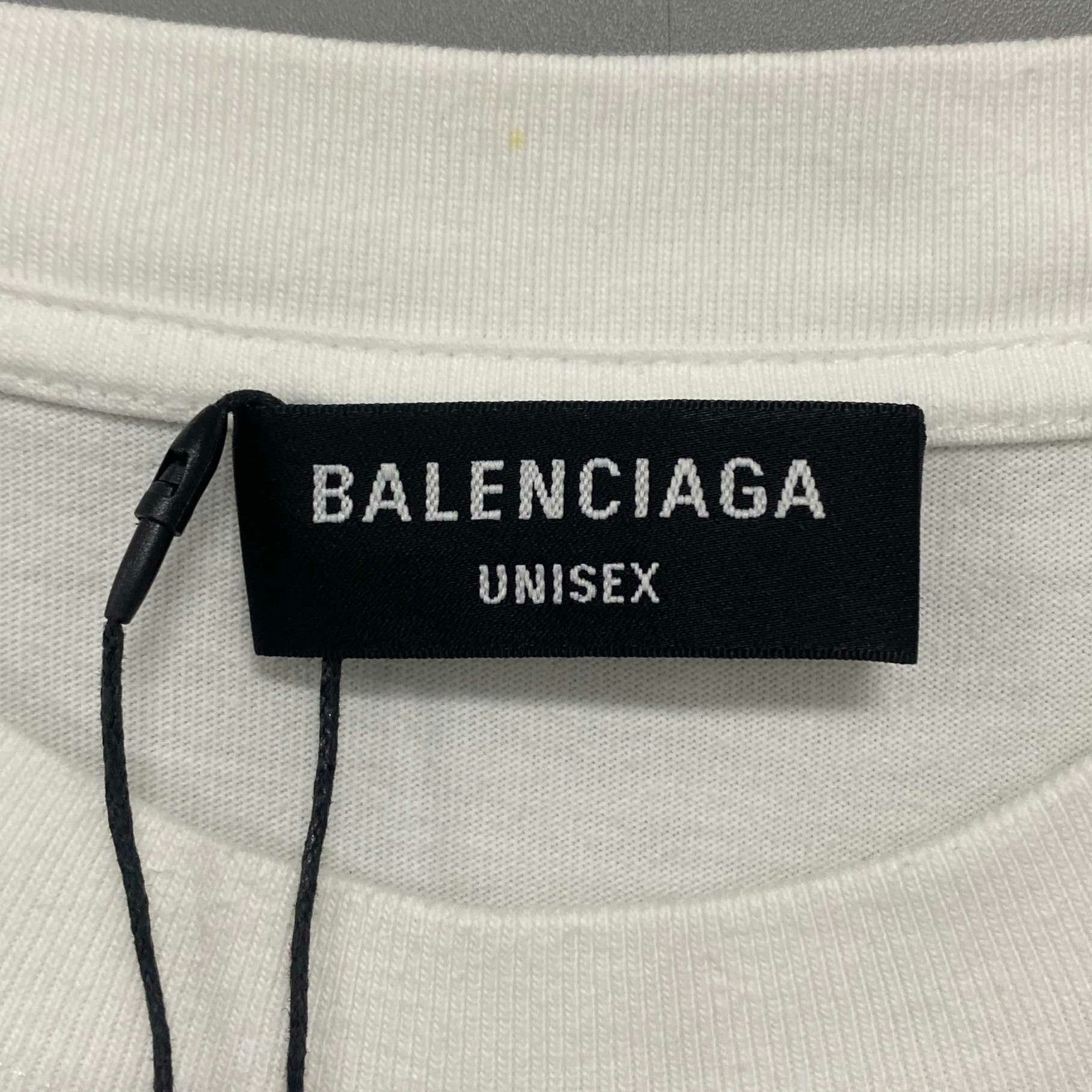 Balenciaga Balenciaga White T-Shirt l Men Size US L / EU 52-54 / 3 - 5 Thumbnail