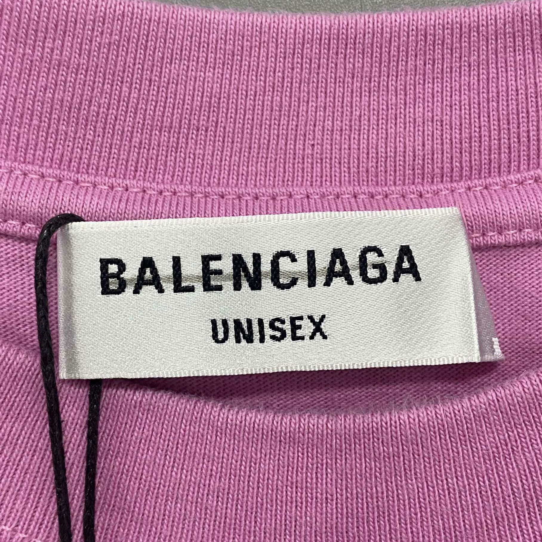 Balenciaga Balenciaga Pink T-Shirt L Women Size L / US 10 / IT 46 - 4 Thumbnail