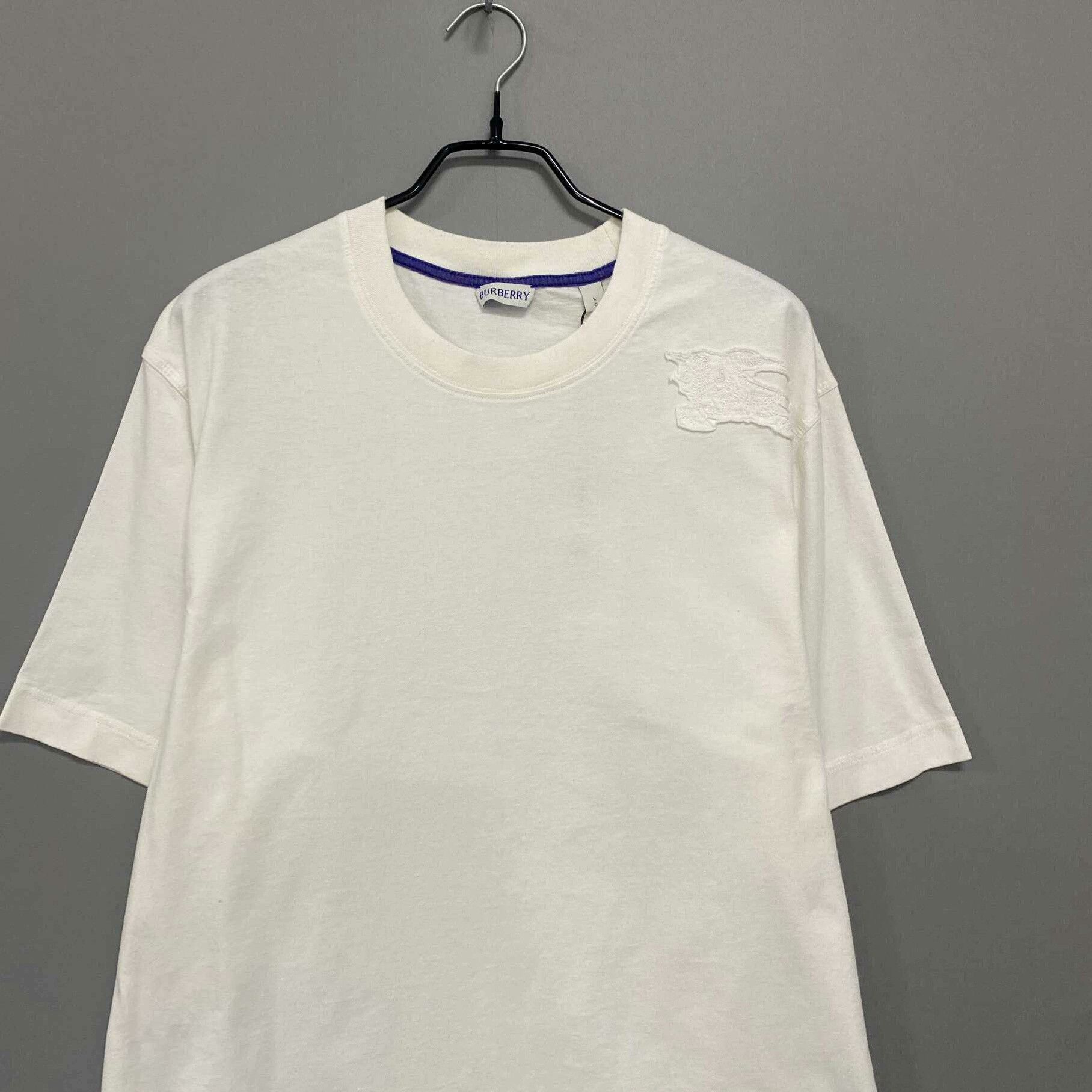 Burberry Burberry White T-Shirt l Men Size US L / EU 52-54 / 3 - 2 Thumbnail