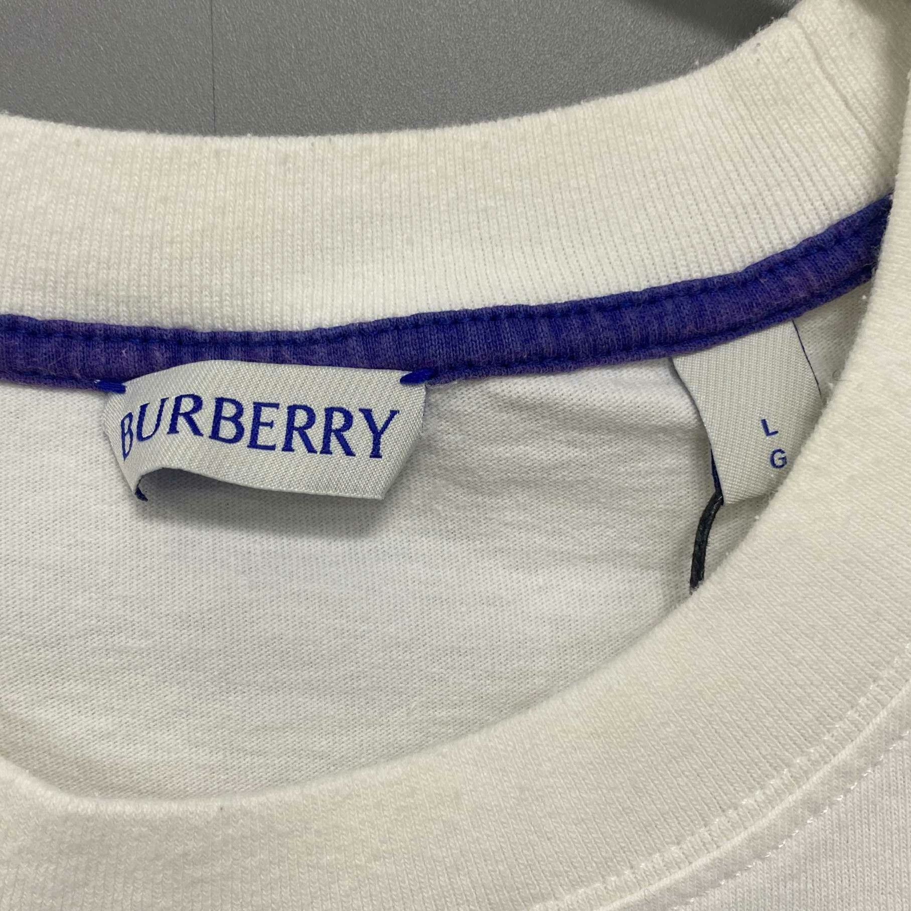 Burberry Burberry White T-Shirt l Men Size US L / EU 52-54 / 3 - 5 Thumbnail