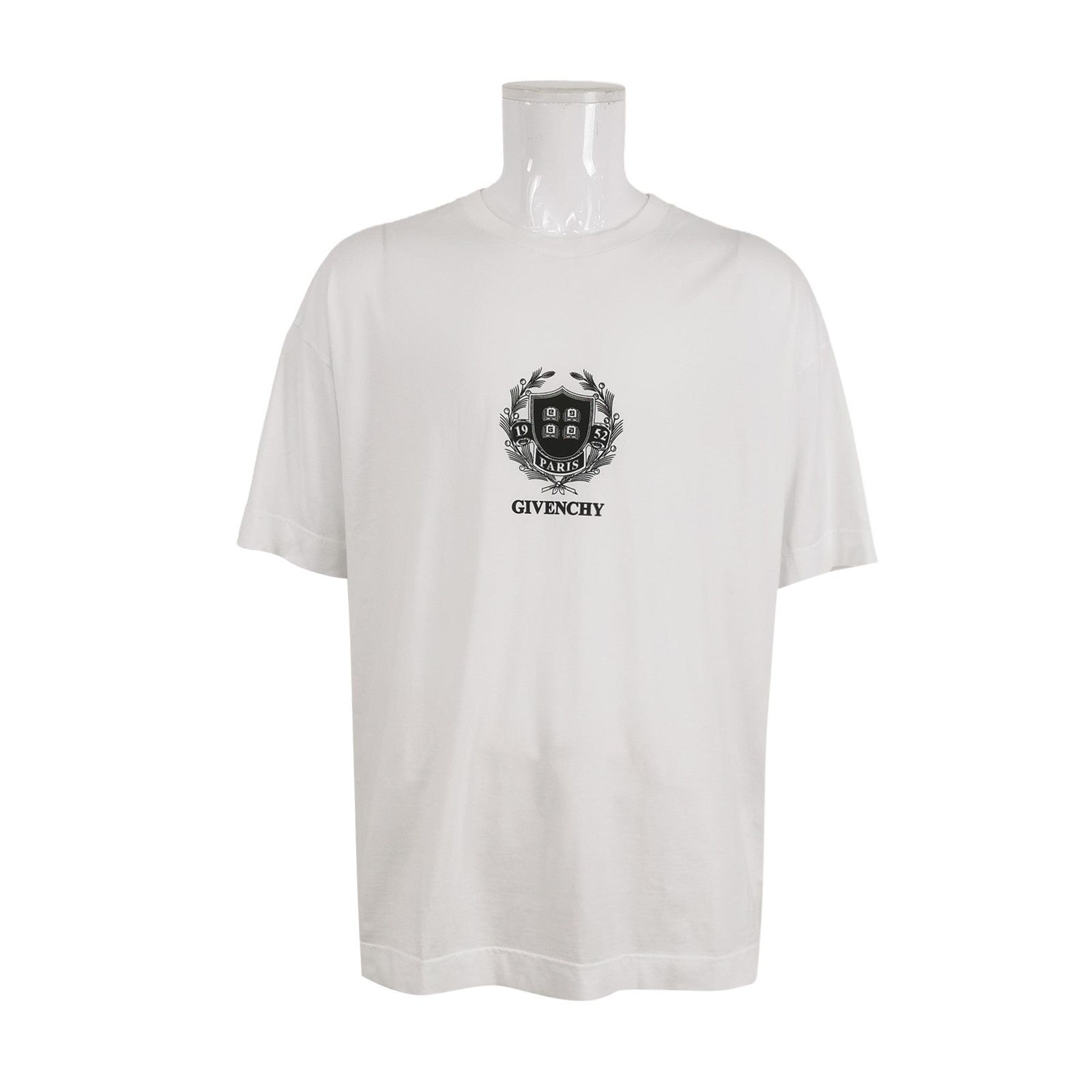 Givenchy Givenchy Crest Logo Short Sleeve T-Shirt XXL Size US XXL / EU 58 / 5 - 2 Thumbnail