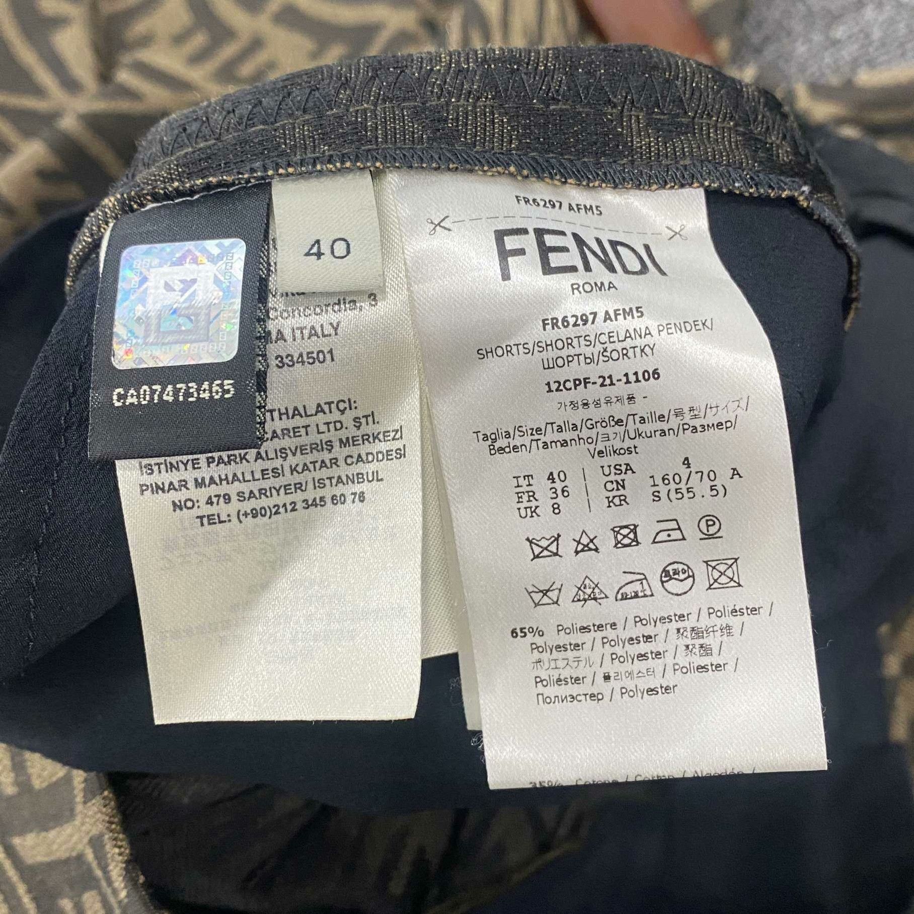 Fendi Fendi Shorts 34 Men Size US 34 / EU 50 - 5 Thumbnail
