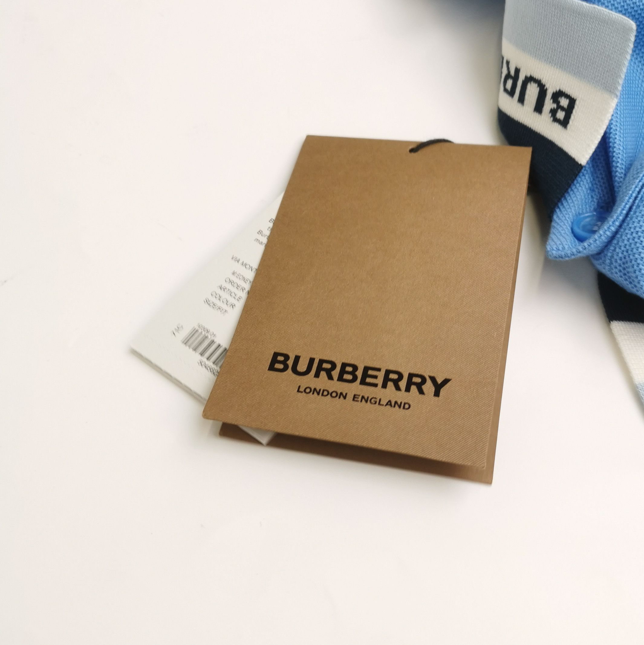 Burberry Burberry Logo Collar Polo Shirt XL Size US XL / EU 56 / 4 - 5 Thumbnail