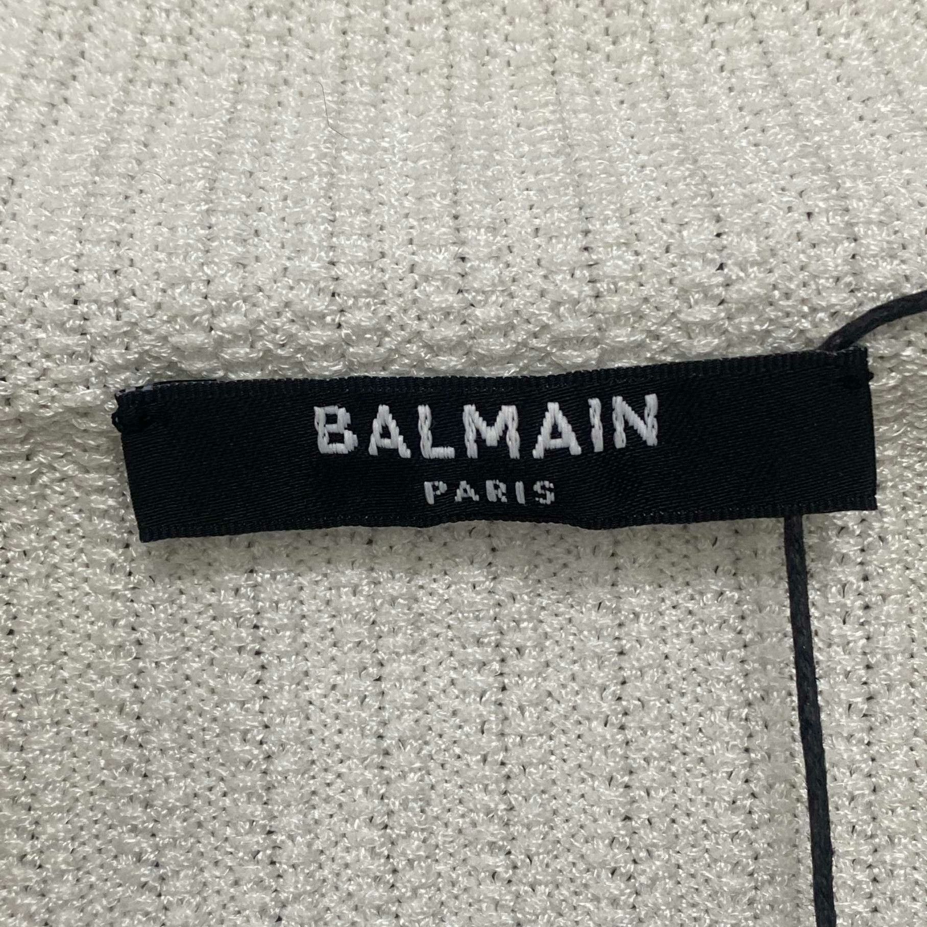 Balmain Balmain White Sweater S Women Size S / US 4 / IT 40 - 5 Thumbnail