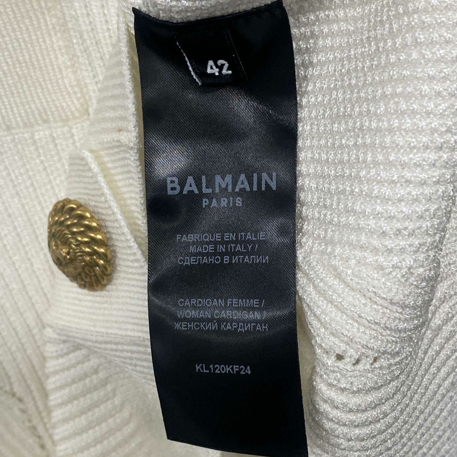Balmain Balmain White Sweater S Women Size S / US 4 / IT 40 - 4 Thumbnail