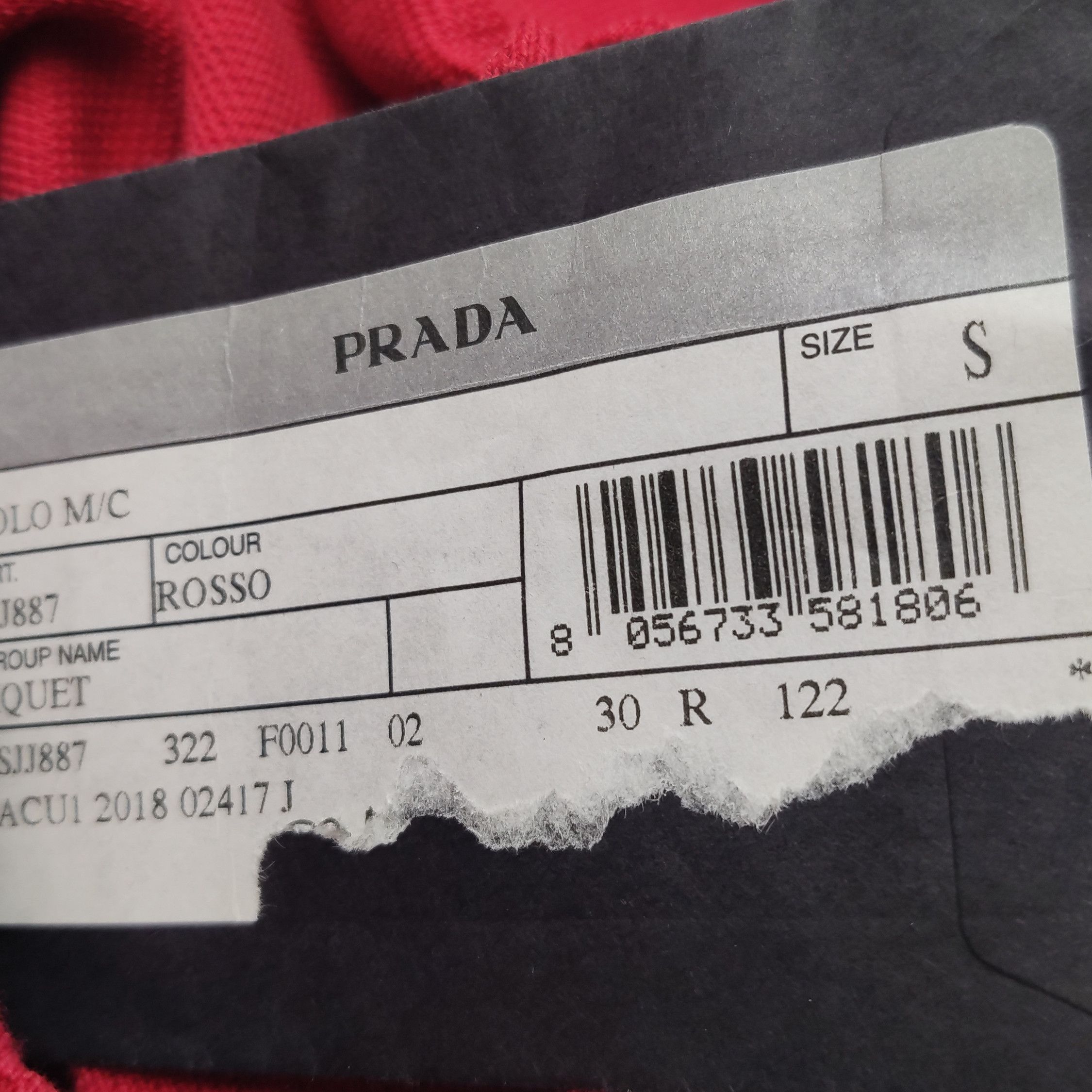 Prada Prada Logo Patch Pique Polo Shirt Size S Size US S / EU 44-46 / 1 - 11 Thumbnail