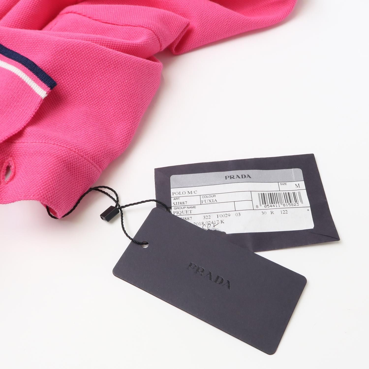 Prada Prada Logo Pique Polo Shirt Size M Size US M / EU 48-50 / 2 - 5 Thumbnail