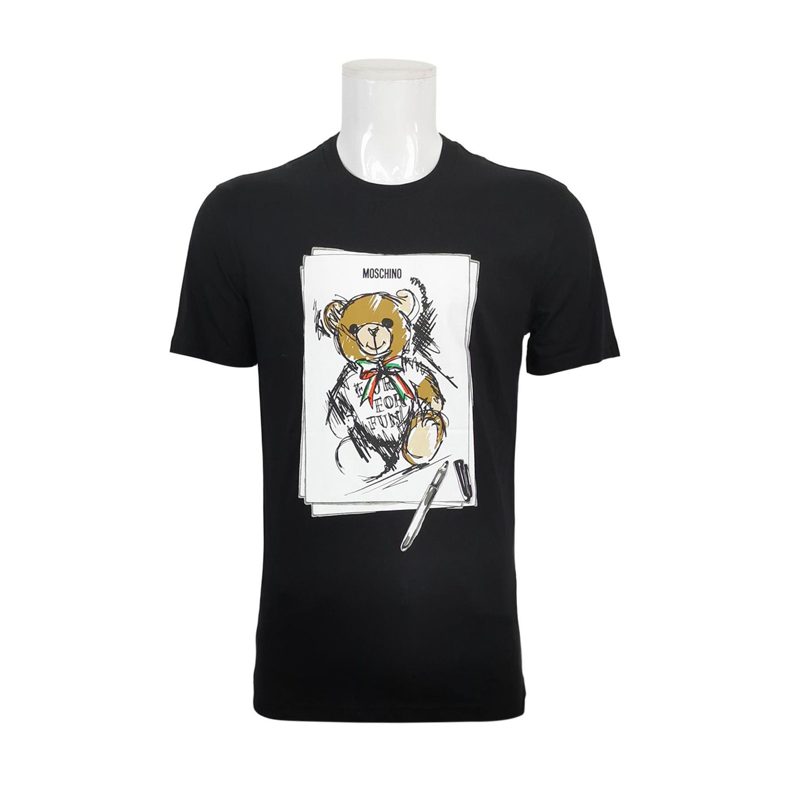 Moschino Moschino Teddy Bear Graphic T-Shirt Size S Size US S / EU 44-46 / 1 - 2 Thumbnail