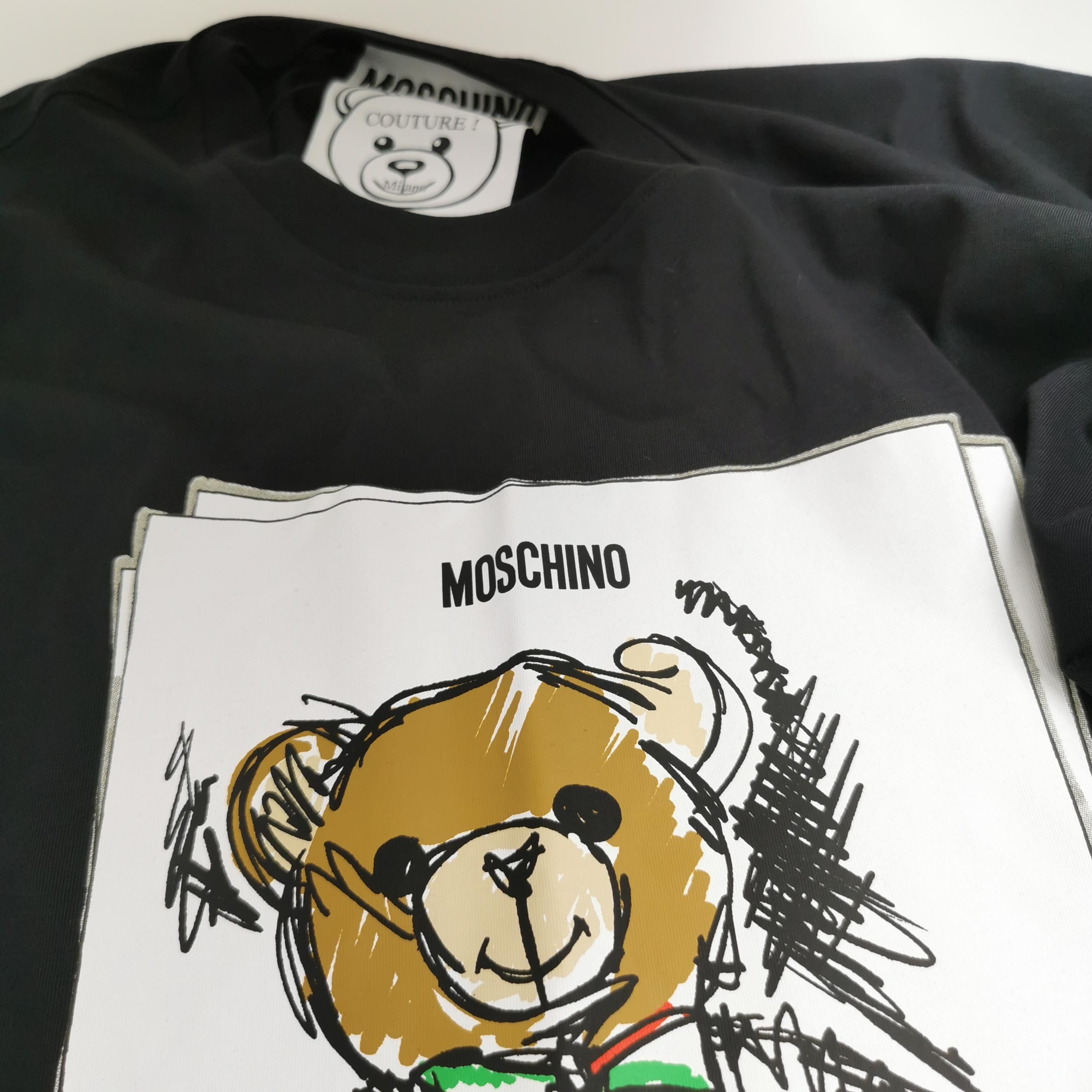 Moschino Moschino Teddy Bear Graphic T-Shirt Size S Size US S / EU 44-46 / 1 - 4 Thumbnail