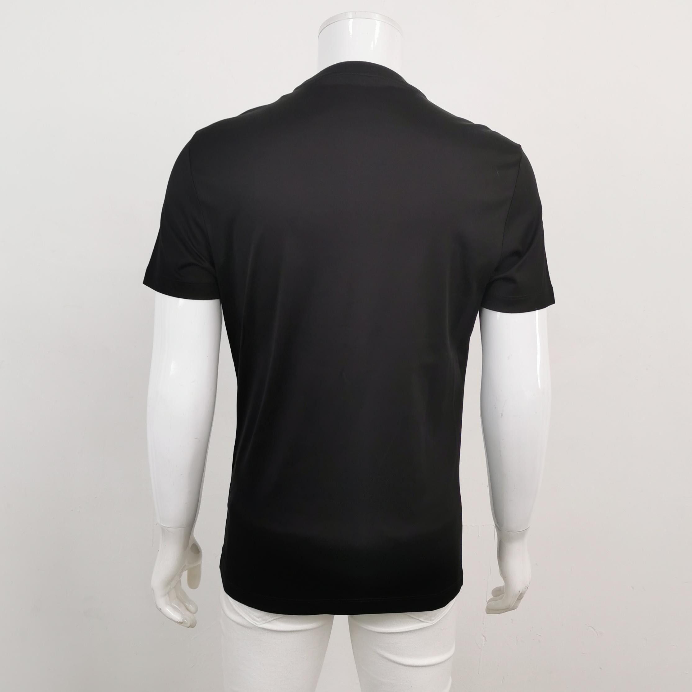 Versace Versace Tonal Embroidered Logo T-Shirt M Size US M / EU 48-50 / 2 - 3 Thumbnail